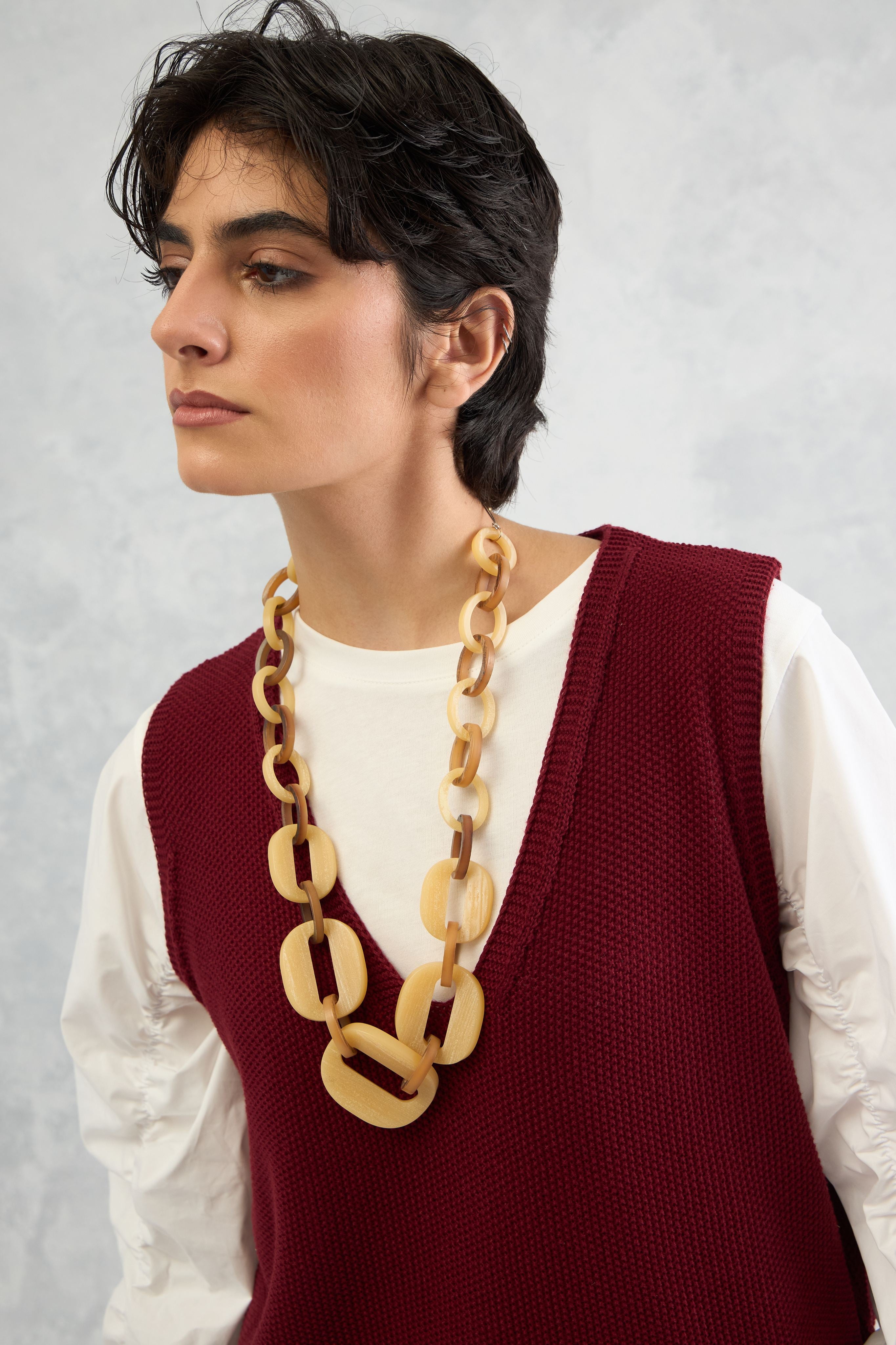 Honeycomb Knit Vest (10% Off Auto Applied On Add to Cart)