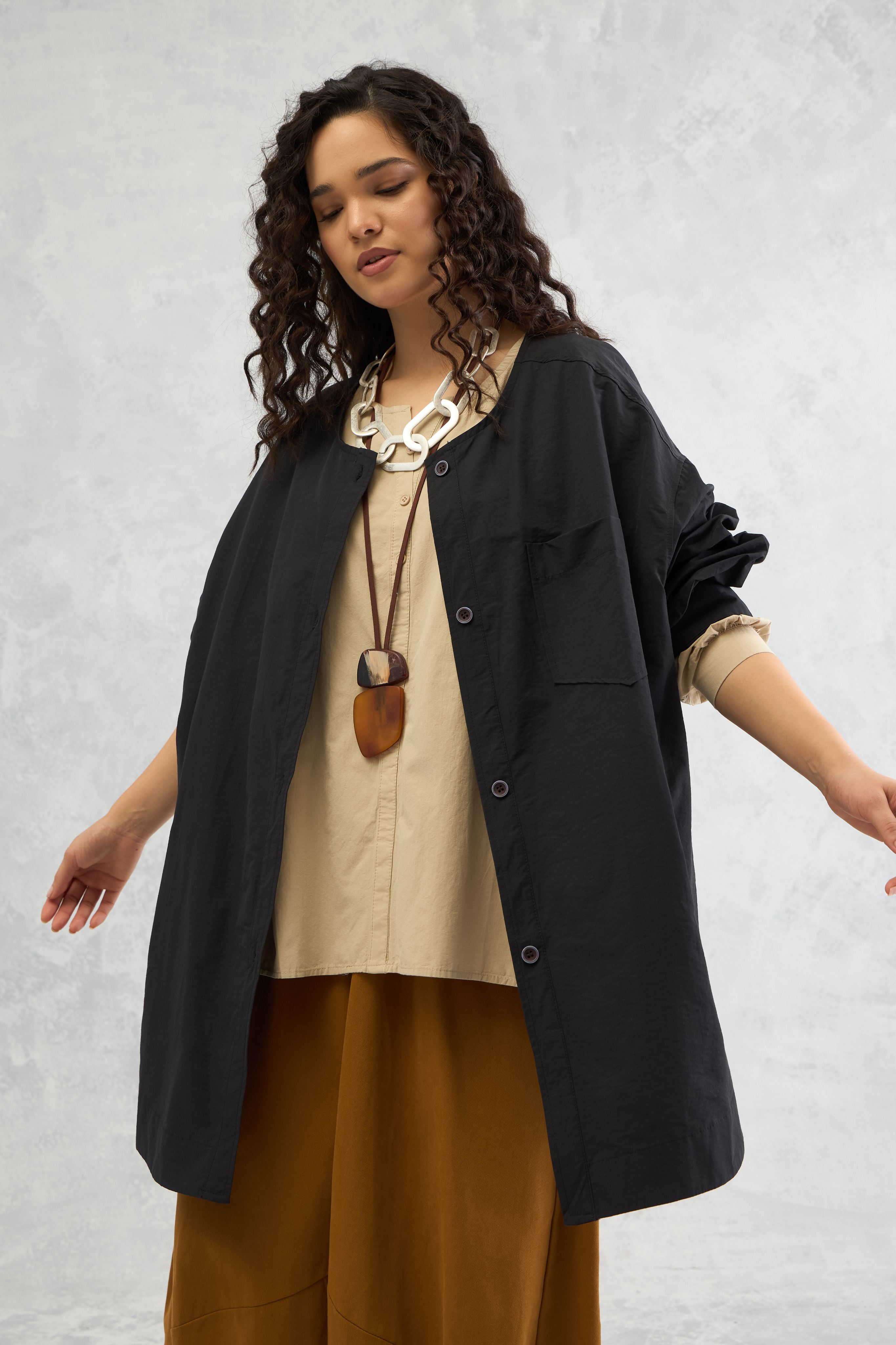 Boxy Layer Shacket (10% Off Auto Applied On Add to Cart)