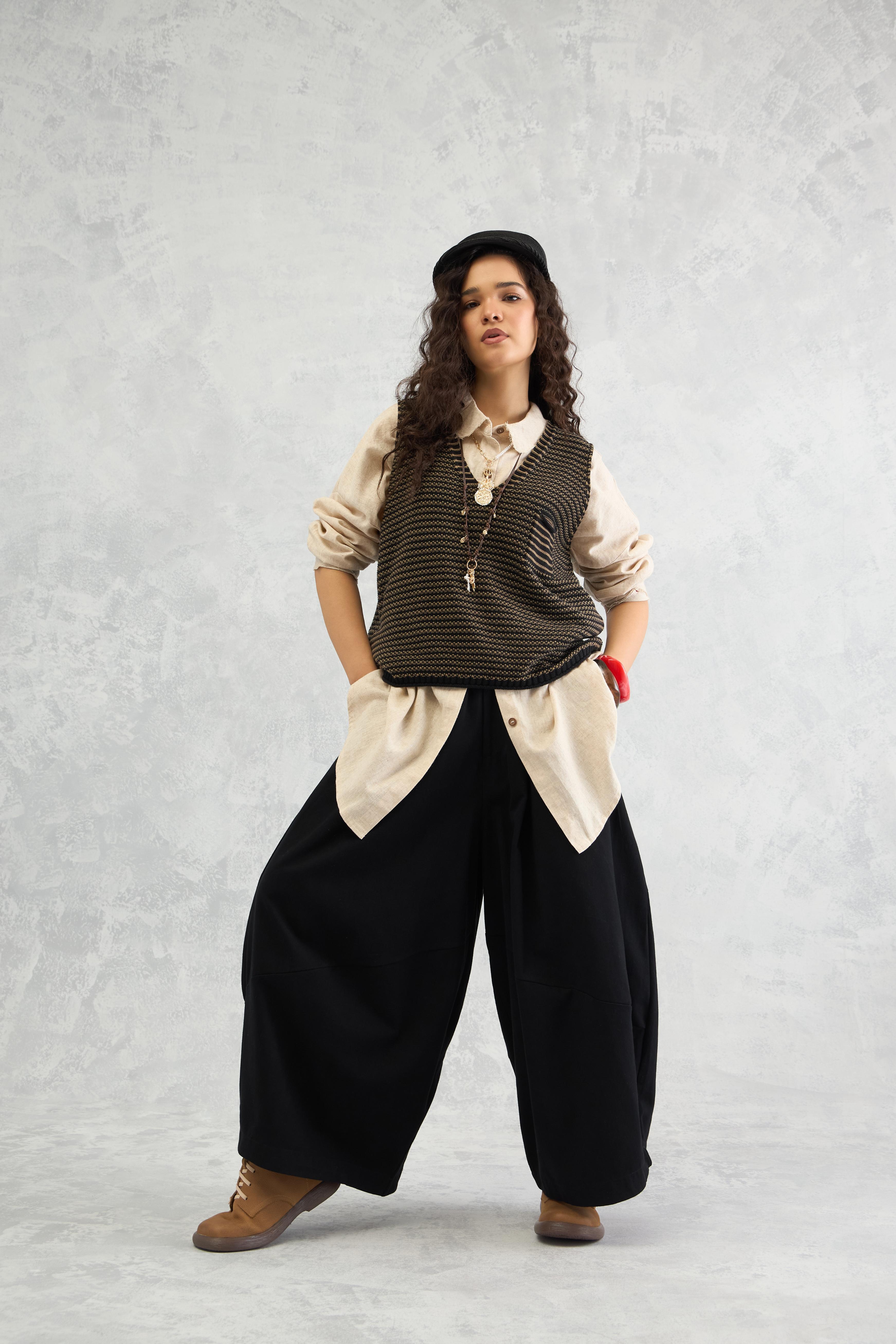The Hive Stripe Vest (10% Off Auto Applied On Add to Cart)