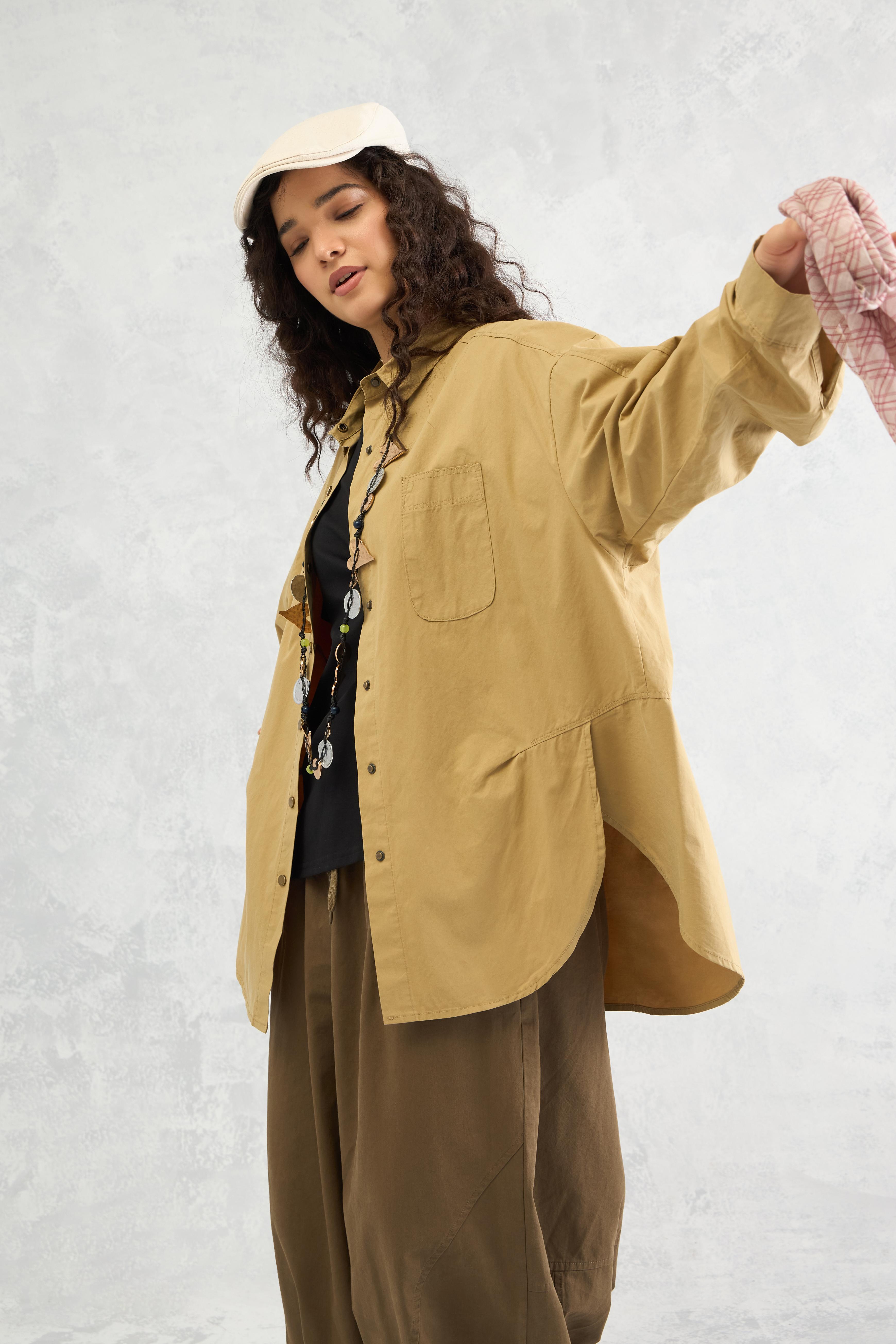 Snap Volume Overshirt (10% Off Auto Applied On Add to Cart)