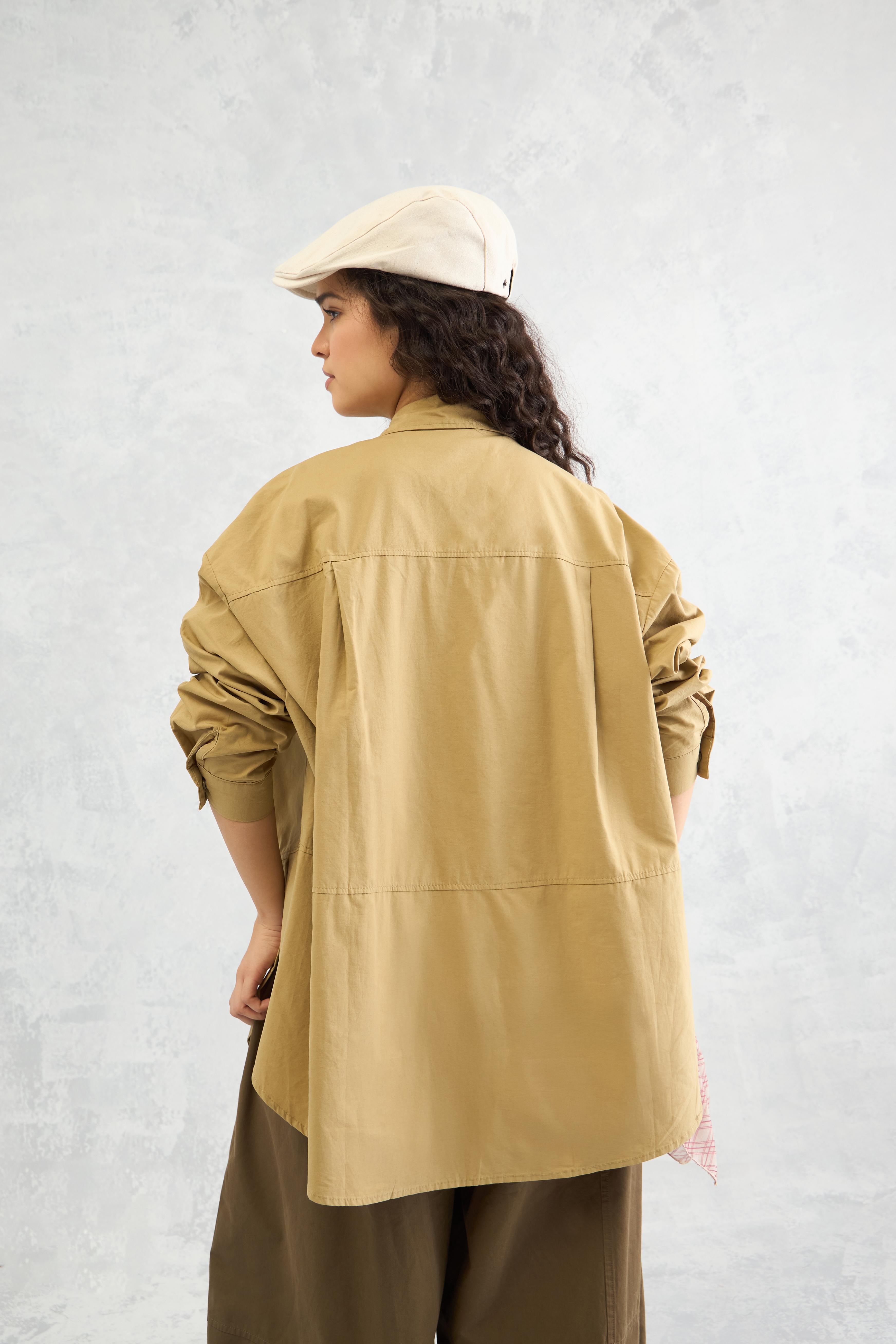 Snap Volume Overshirt (10% Off Auto Applied On Add to Cart)