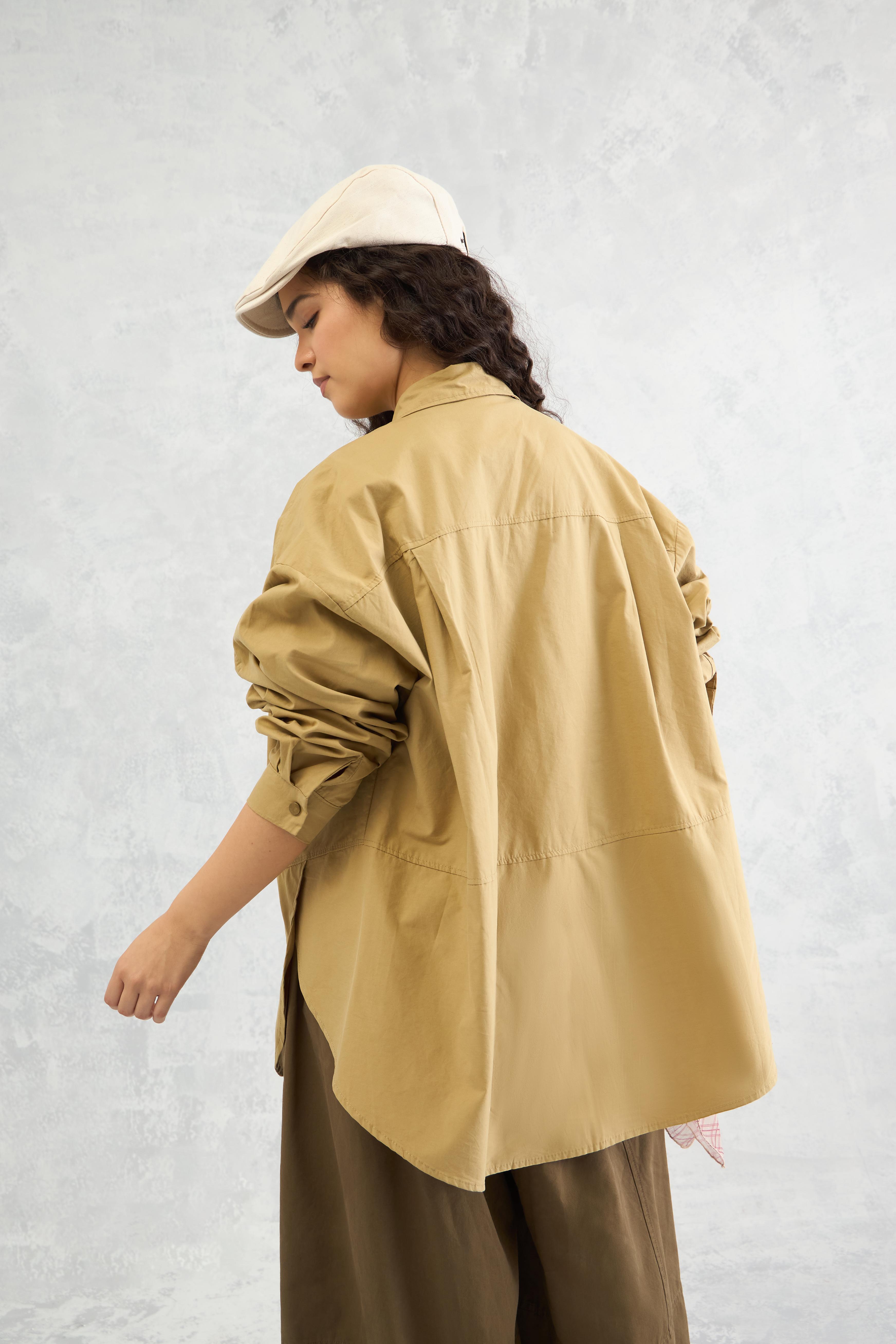 Snap Volume Overshirt (10% Off Auto Applied On Add to Cart)