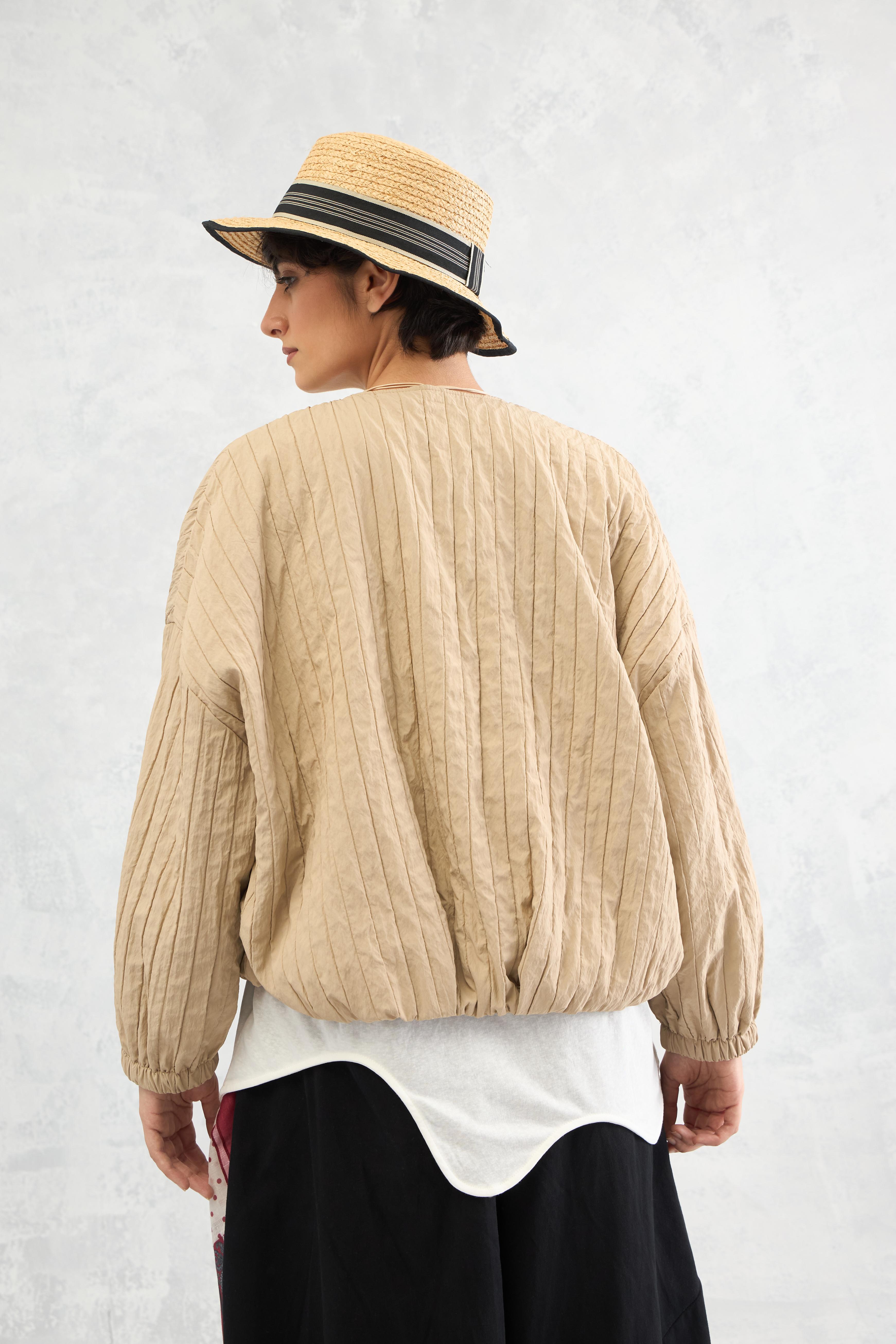 Quilted Blouson Jacket (10% Off Auto Applied On Add to Cart)
