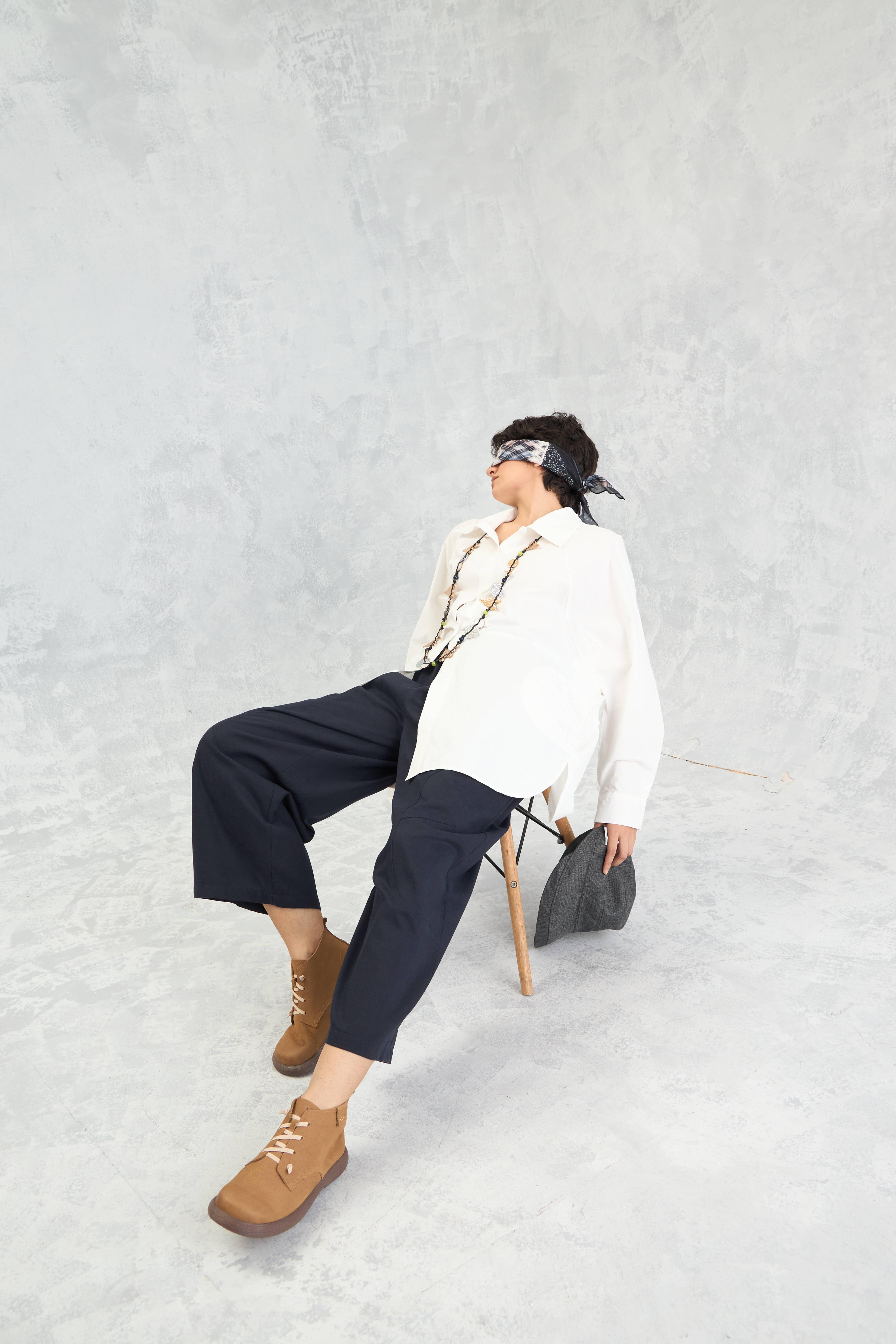 White Noir Shirt (10% Off Auto Applied On Add to Cart)