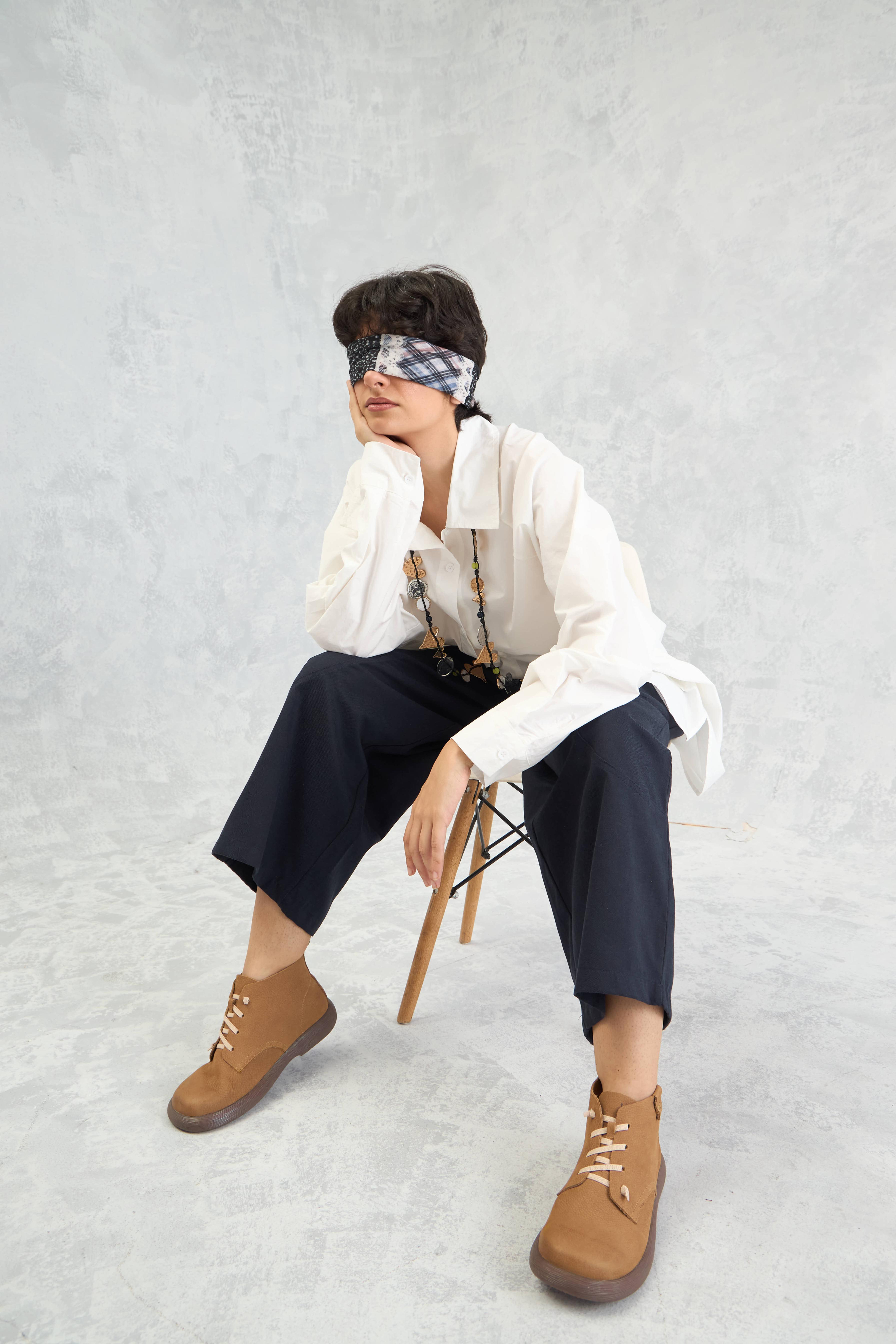 White Noir Shirt (10% Off Auto Applied On Add to Cart)