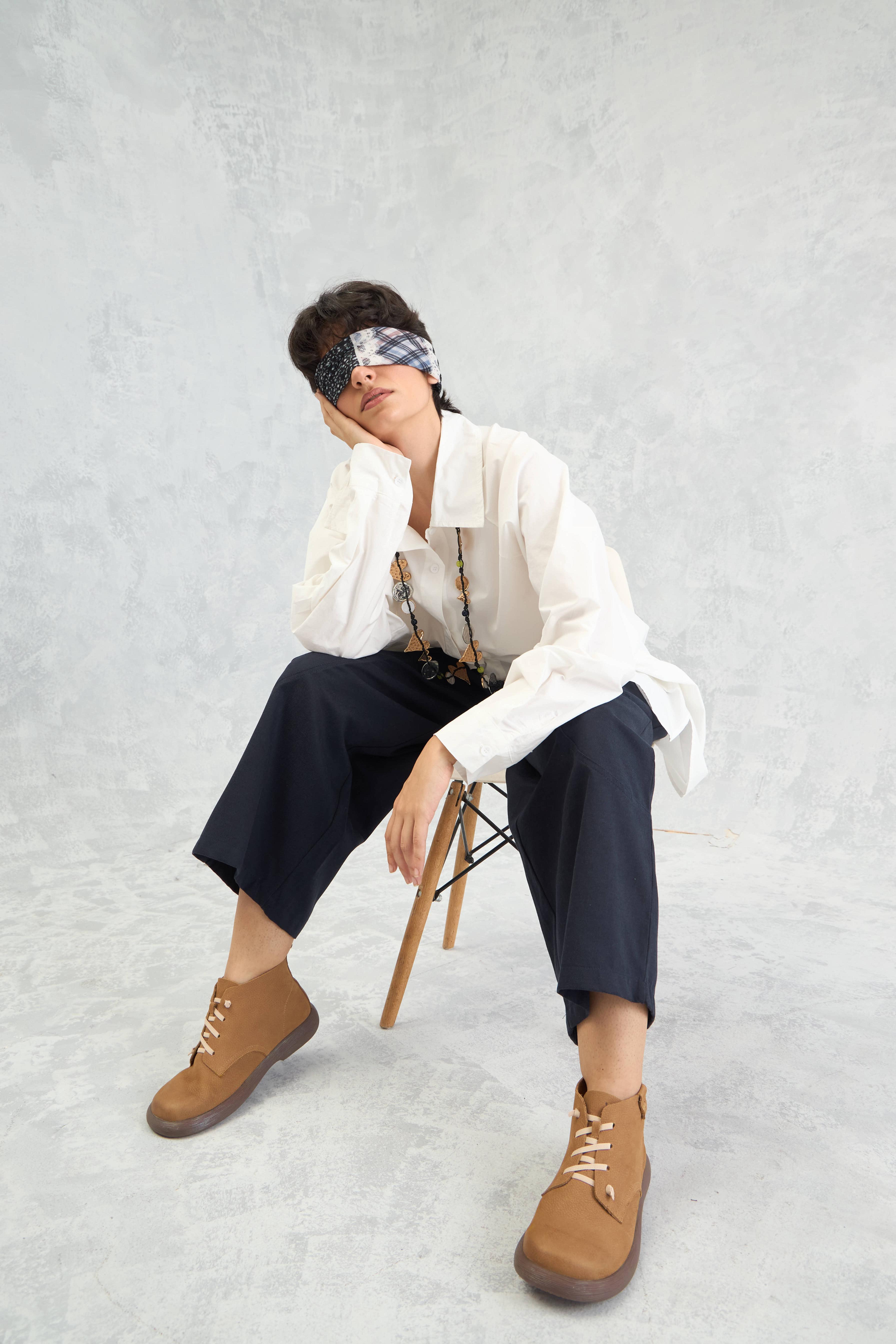 White Noir Shirt (10% Off Auto Applied On Add to Cart)