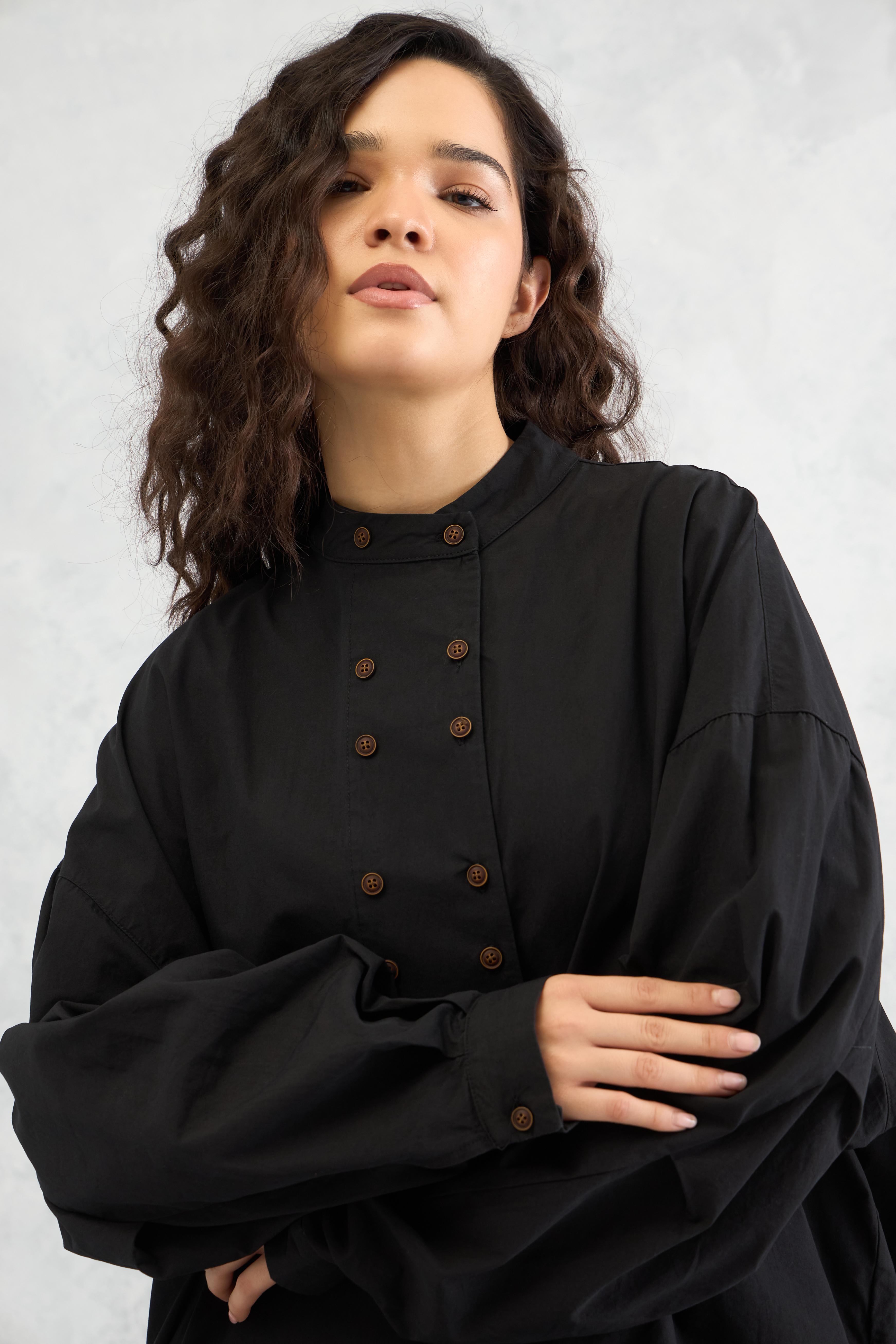 Duo Placket Shirt (10% Off Auto Applied On Add to Cart)