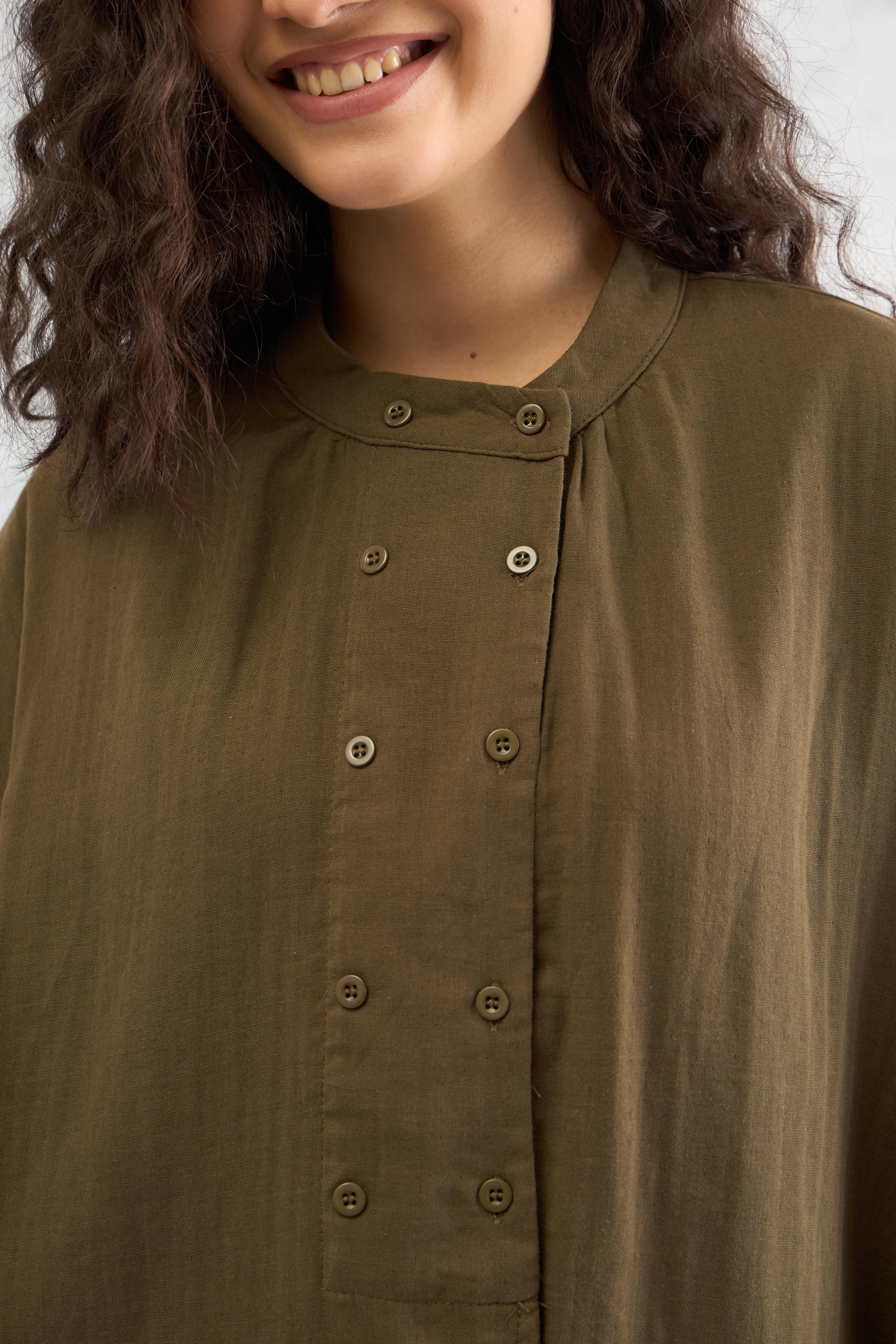 Double Placket Shirt (10% Off Auto Applied On Add to Cart)