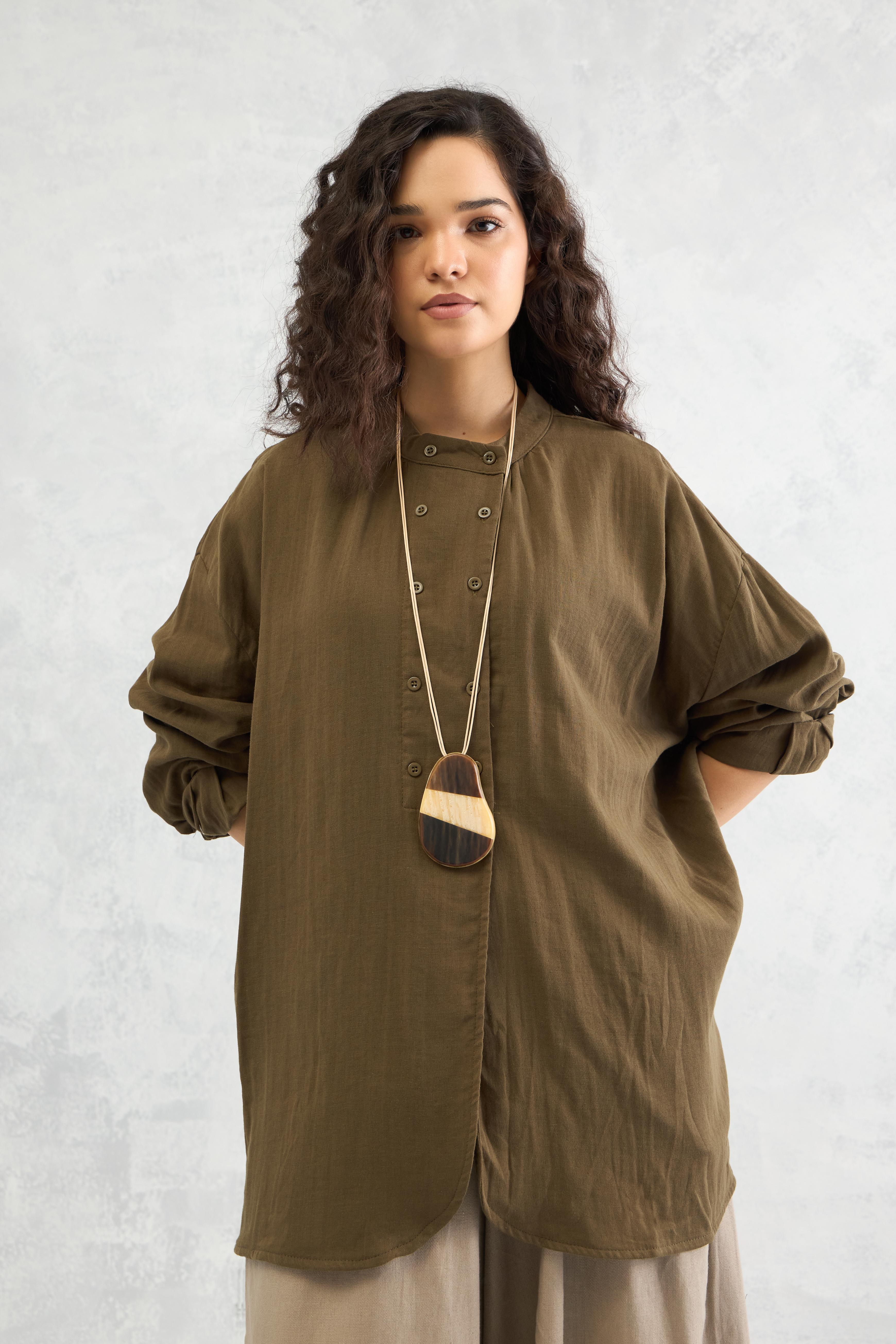 Double Placket Shirt (10% Off Auto Applied On Add to Cart)