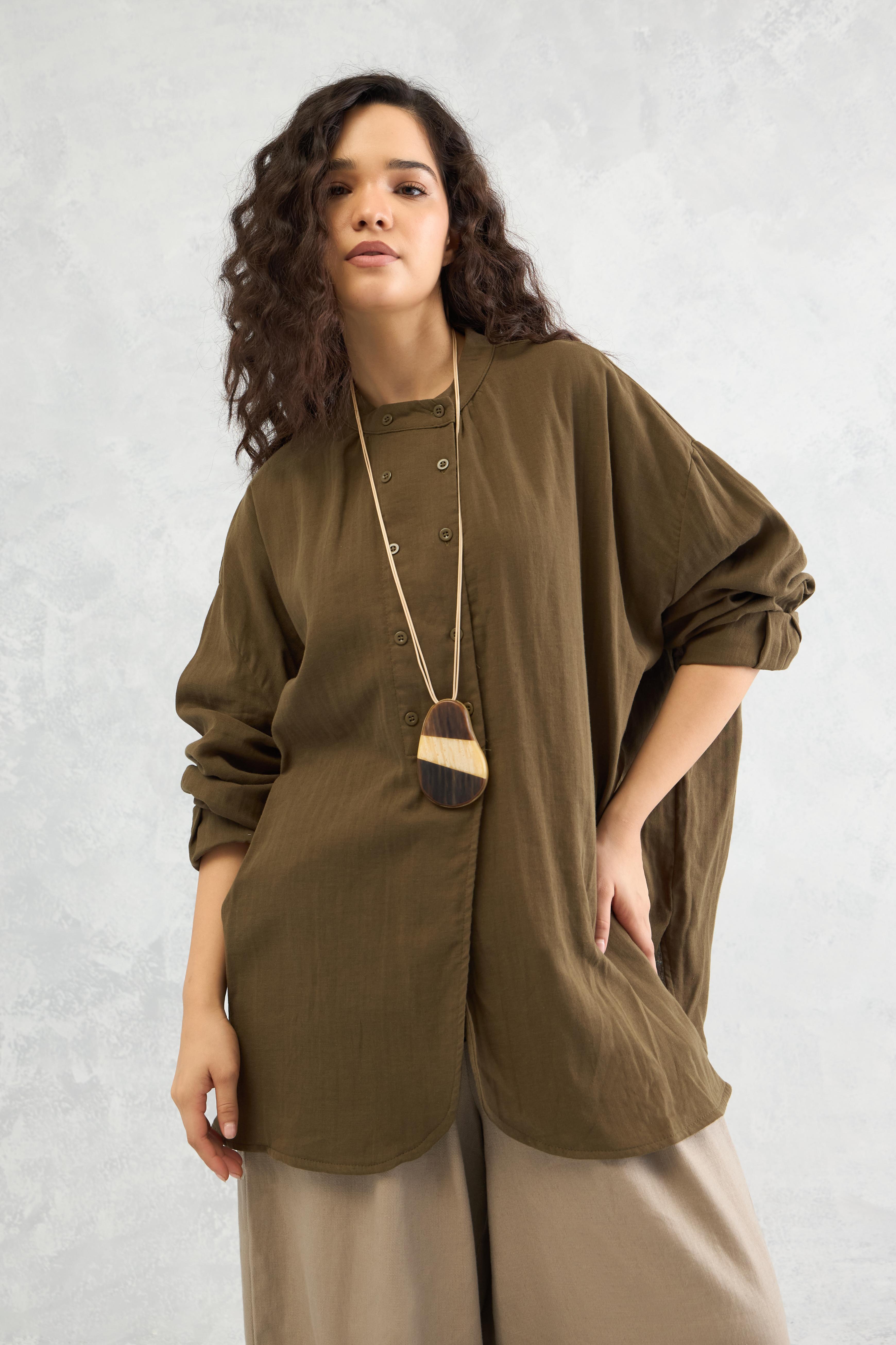 Double Placket Shirt (10% Off Auto Applied On Add to Cart)