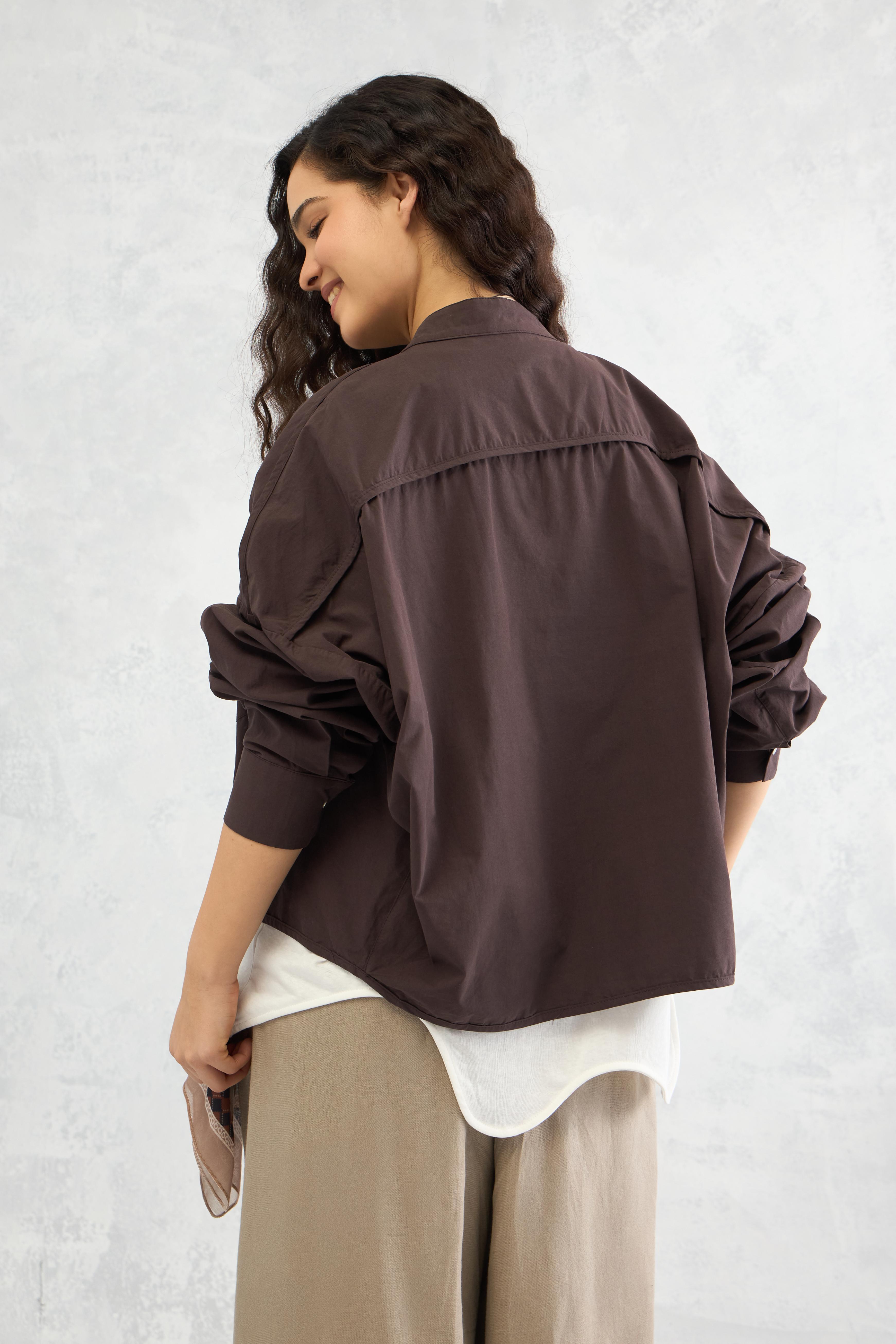 Snap Detail Smart Shirt (10% Off Auto Applied On Add to Cart)