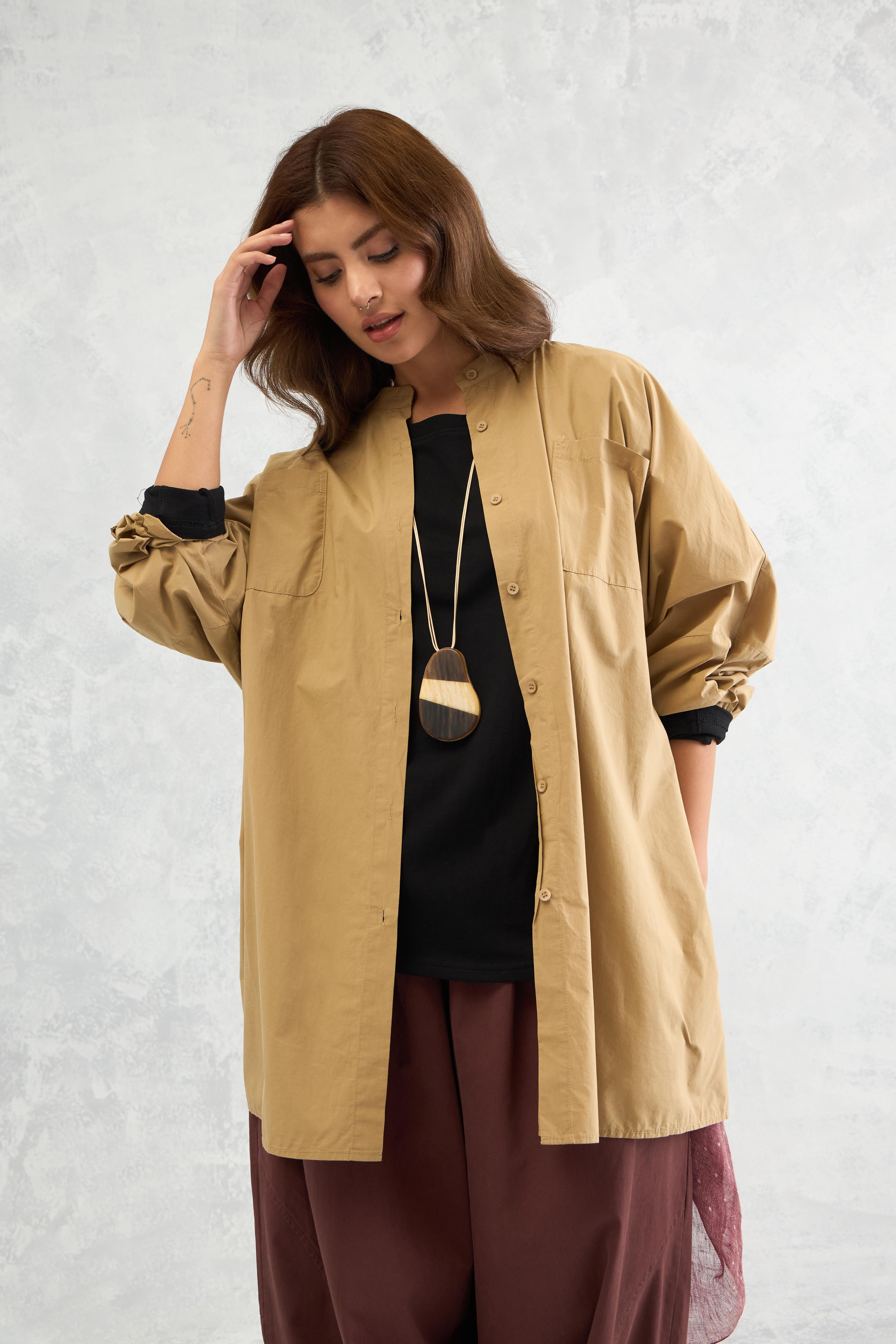 Double Pocket Long Shirt (10% Off Auto Applied On Add to Cart)