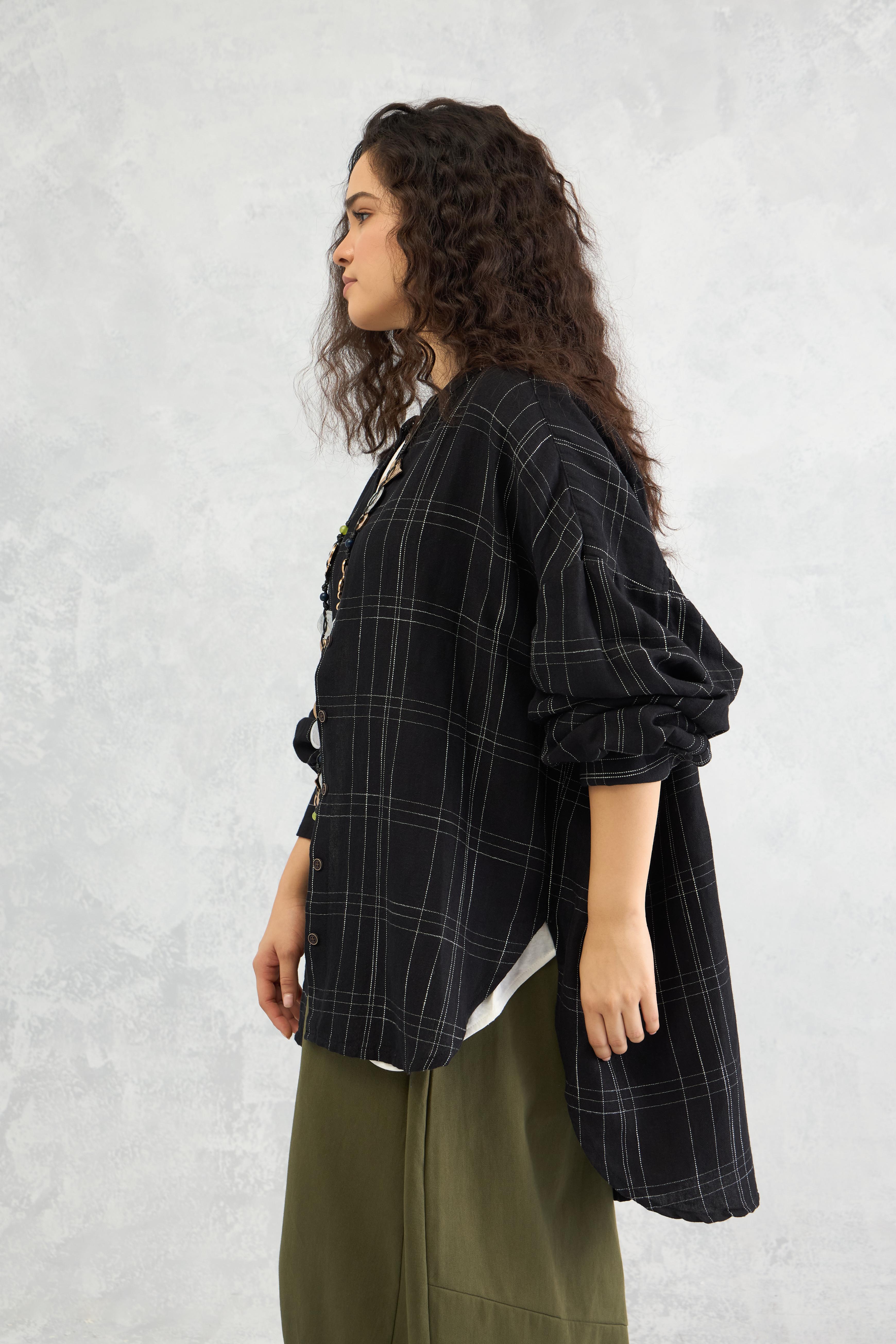 Gridline Overshirt (10% Off Auto Applied On Add to Cart)