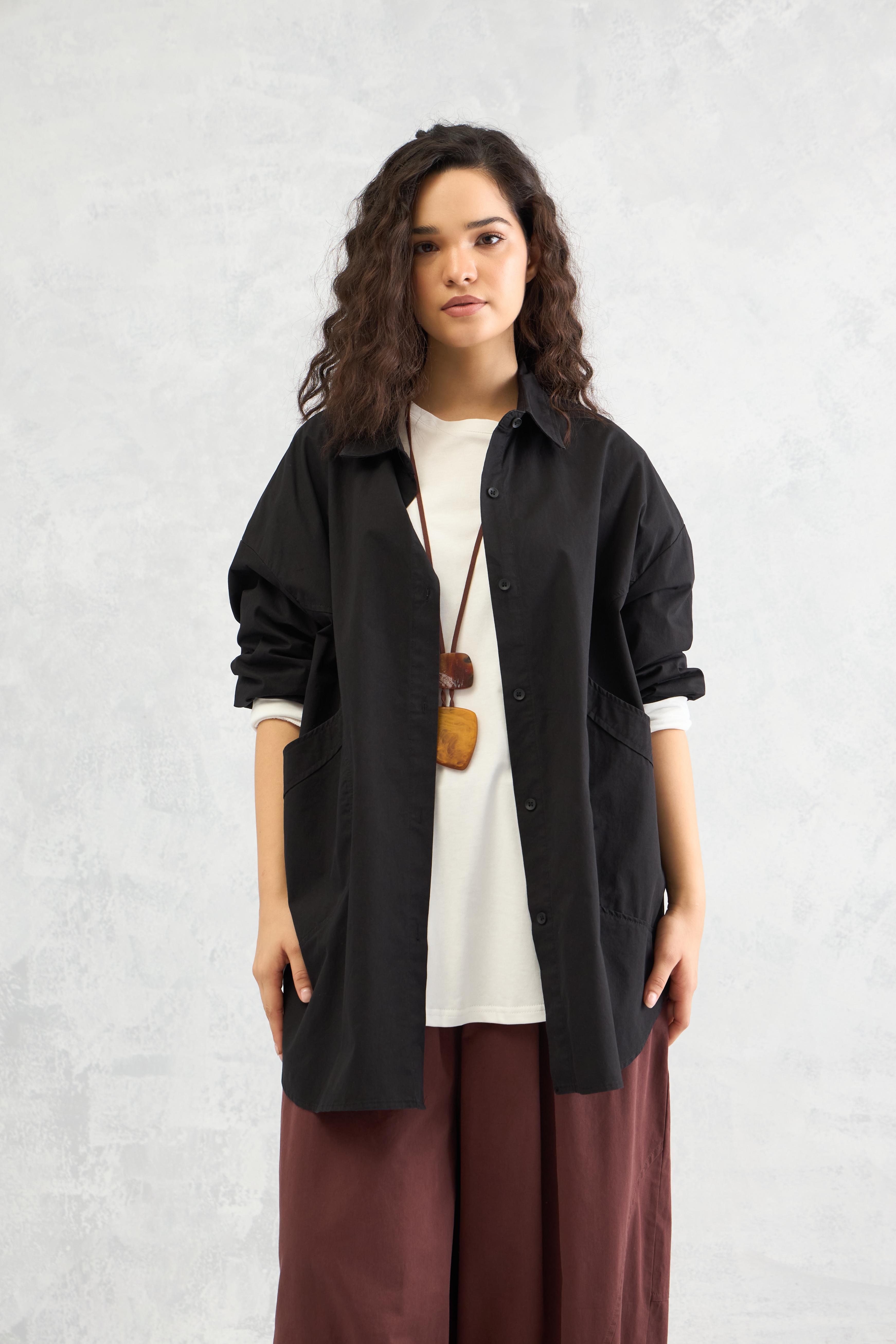 Utility Seam Overshirt (10% Off Auto Applied On Add to Cart)