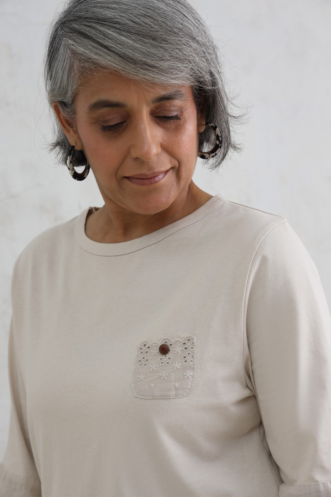 Beige Bloom Top (20% Off Auto Applied On Add to Cart)