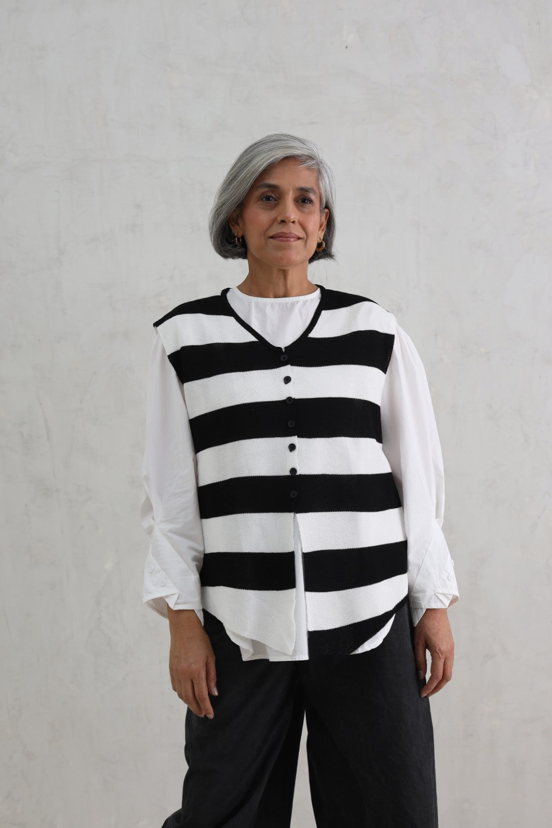 Classic Stripped Waistcoat (20% Off Auto Applied On Add to Cart)