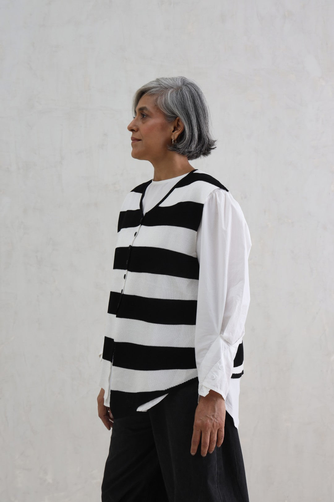 Classic Stripped Waistcoat (20% Off Auto Applied On Add to Cart)