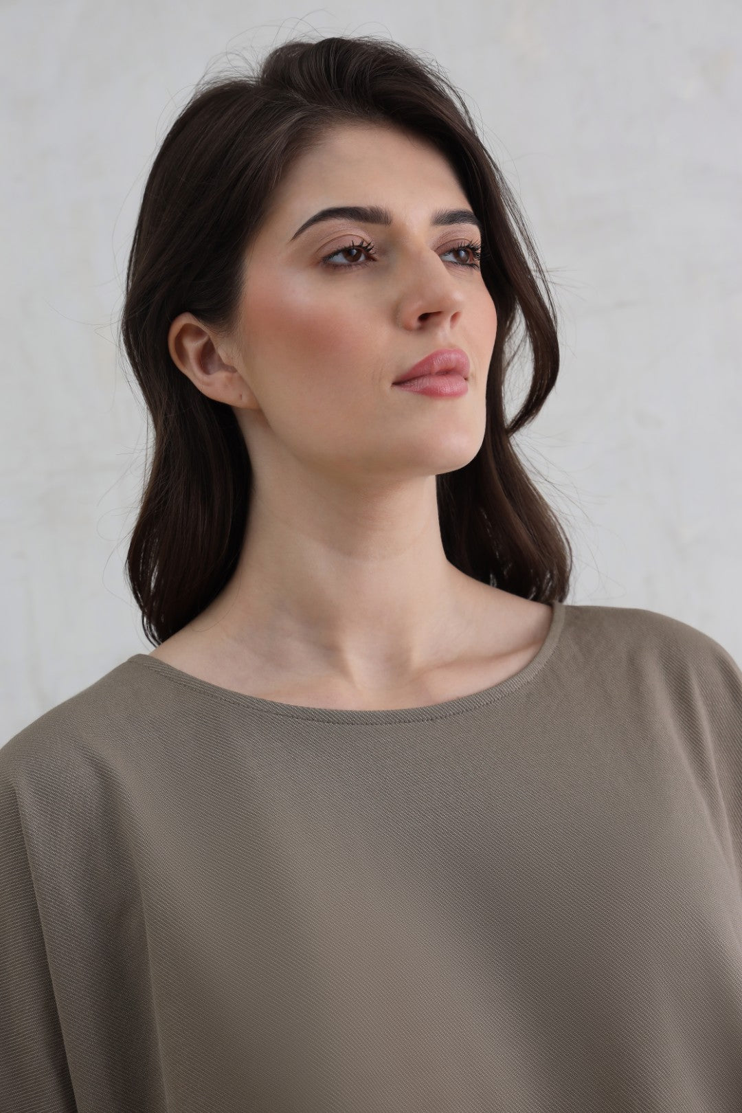 Knit-Woven Contrast Top (20% Off Auto Applied On Add to Cart)