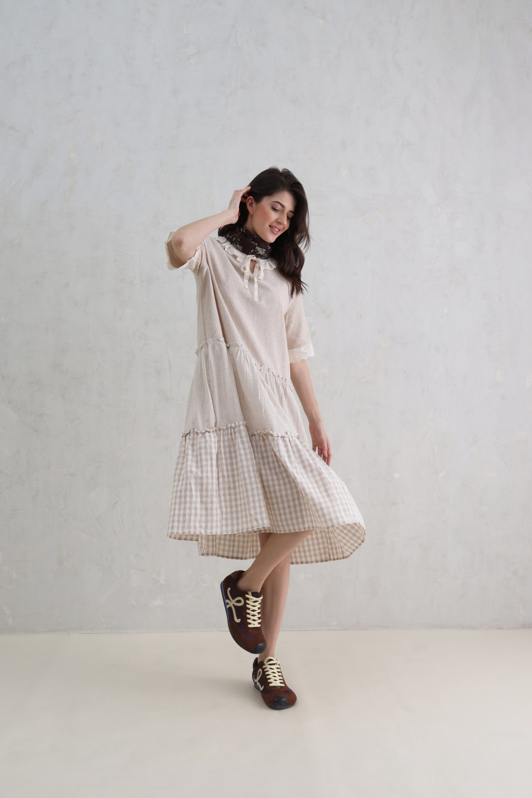 Gingham Check Dress (20% Off Auto Applied On Add to Cart)