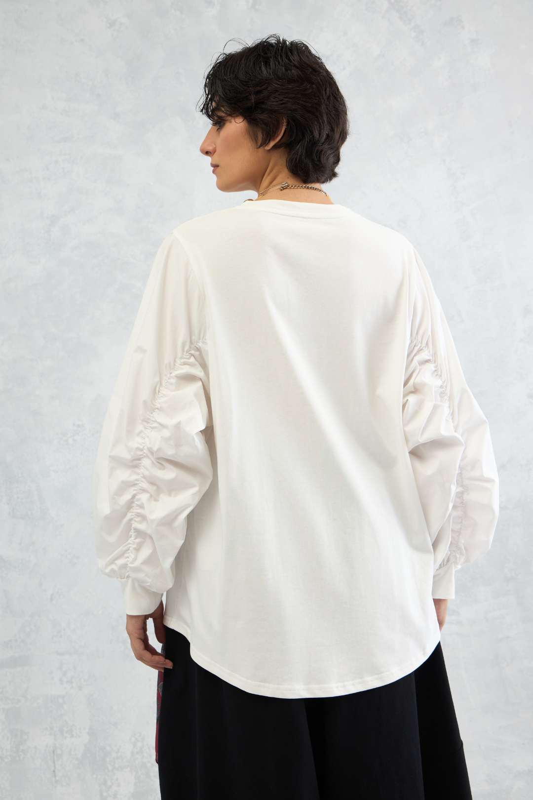 Scrunch Sleeve Tee (10% Off Auto Applied On Add to Cart)