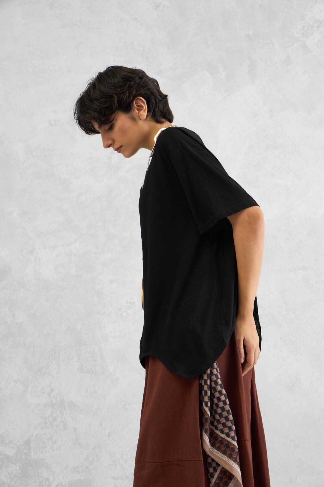 Wave Hem Tee (10% Off Auto Applied On Add to Cart)