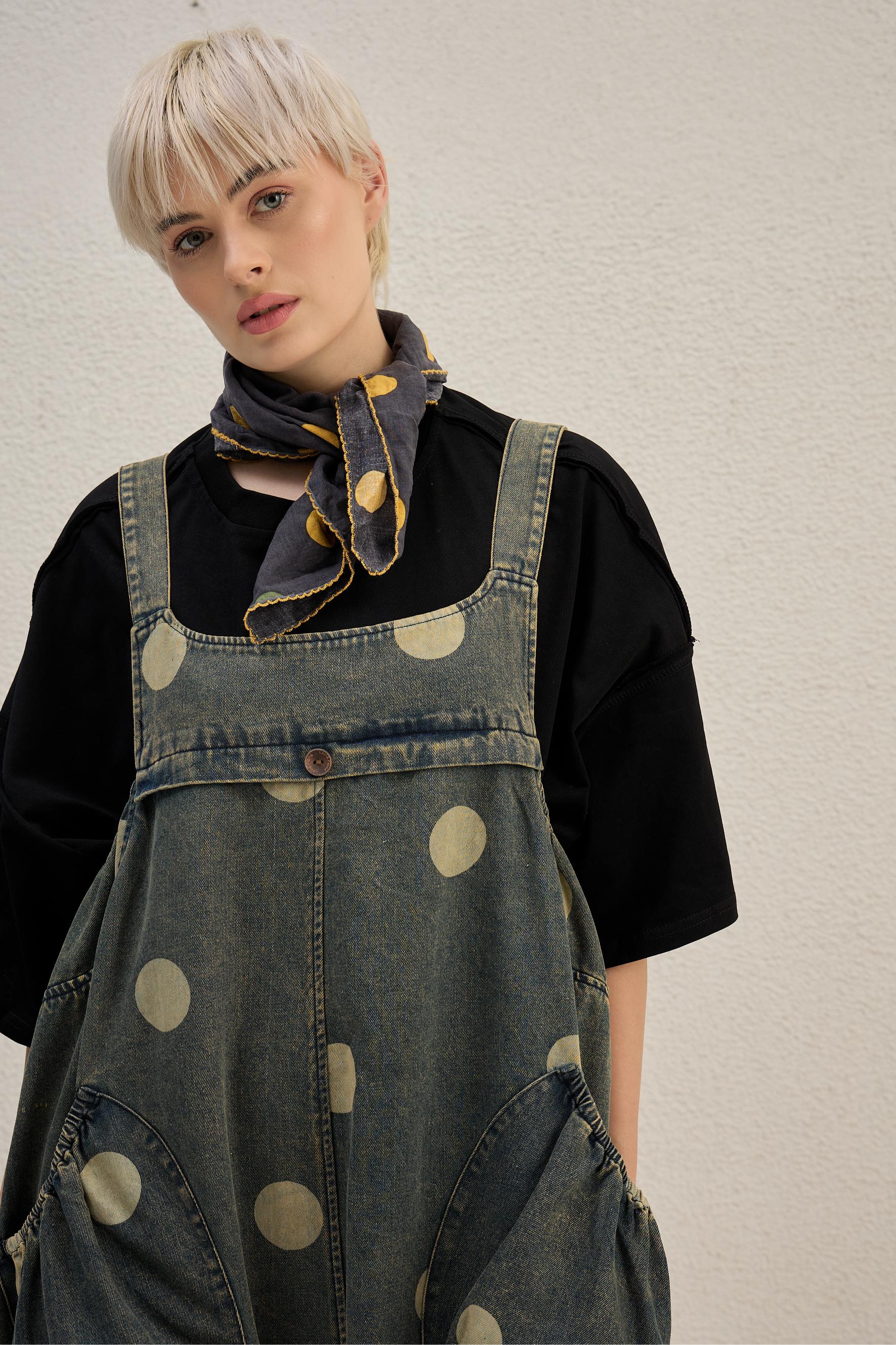Polka Rebellion Dungaree (FLAT 40% Off. Auto Applies On Add To Cart)