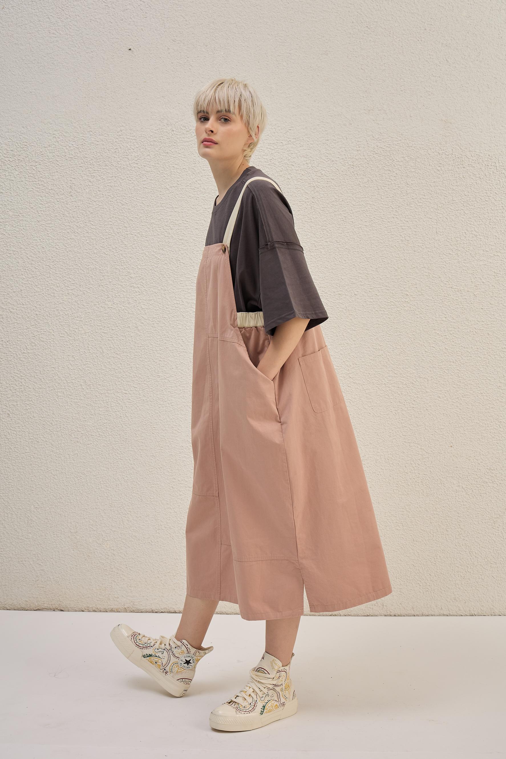 The Dual Tone Dungree Dress
