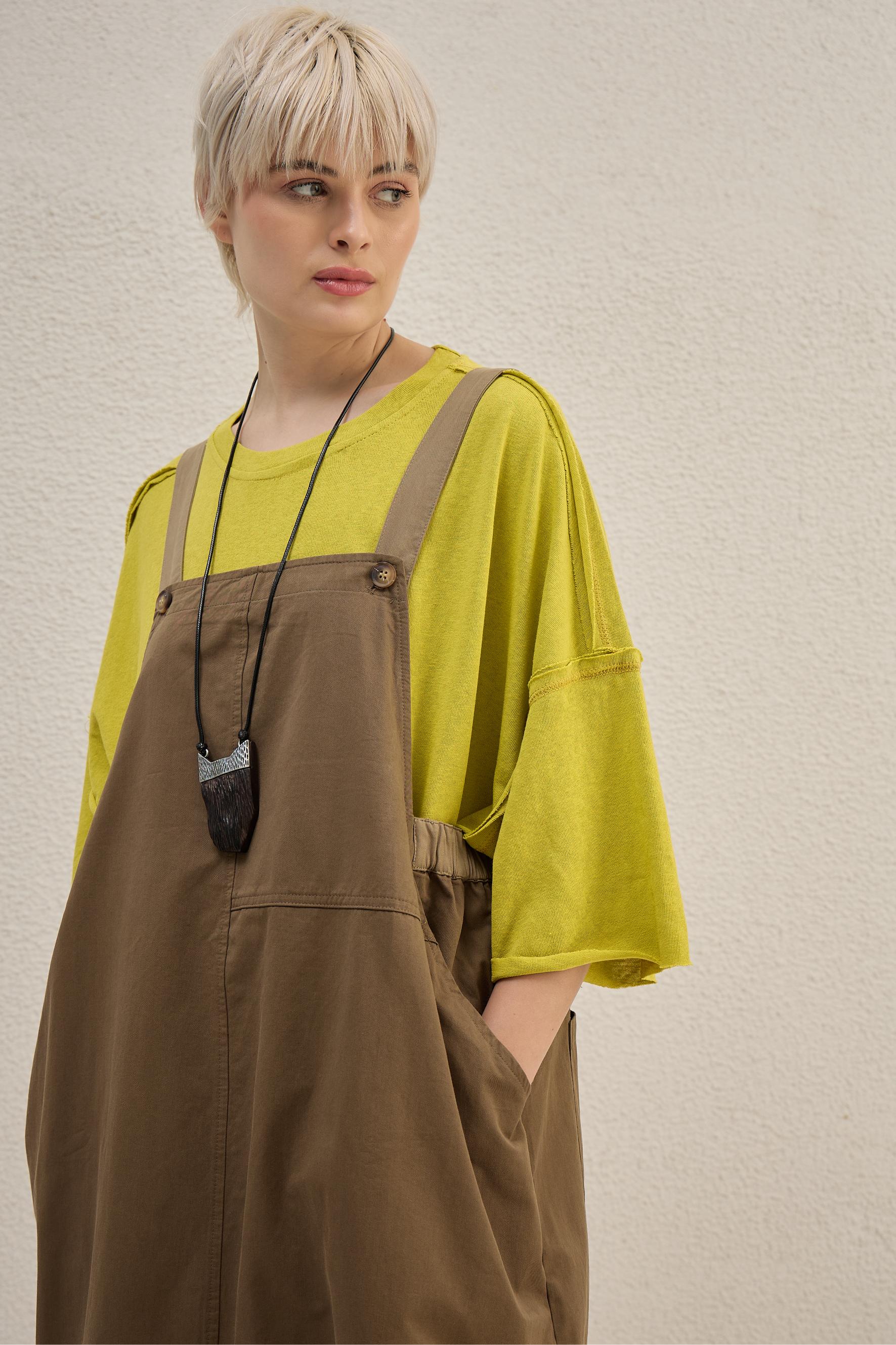 The Dual Tone Dungree Dress