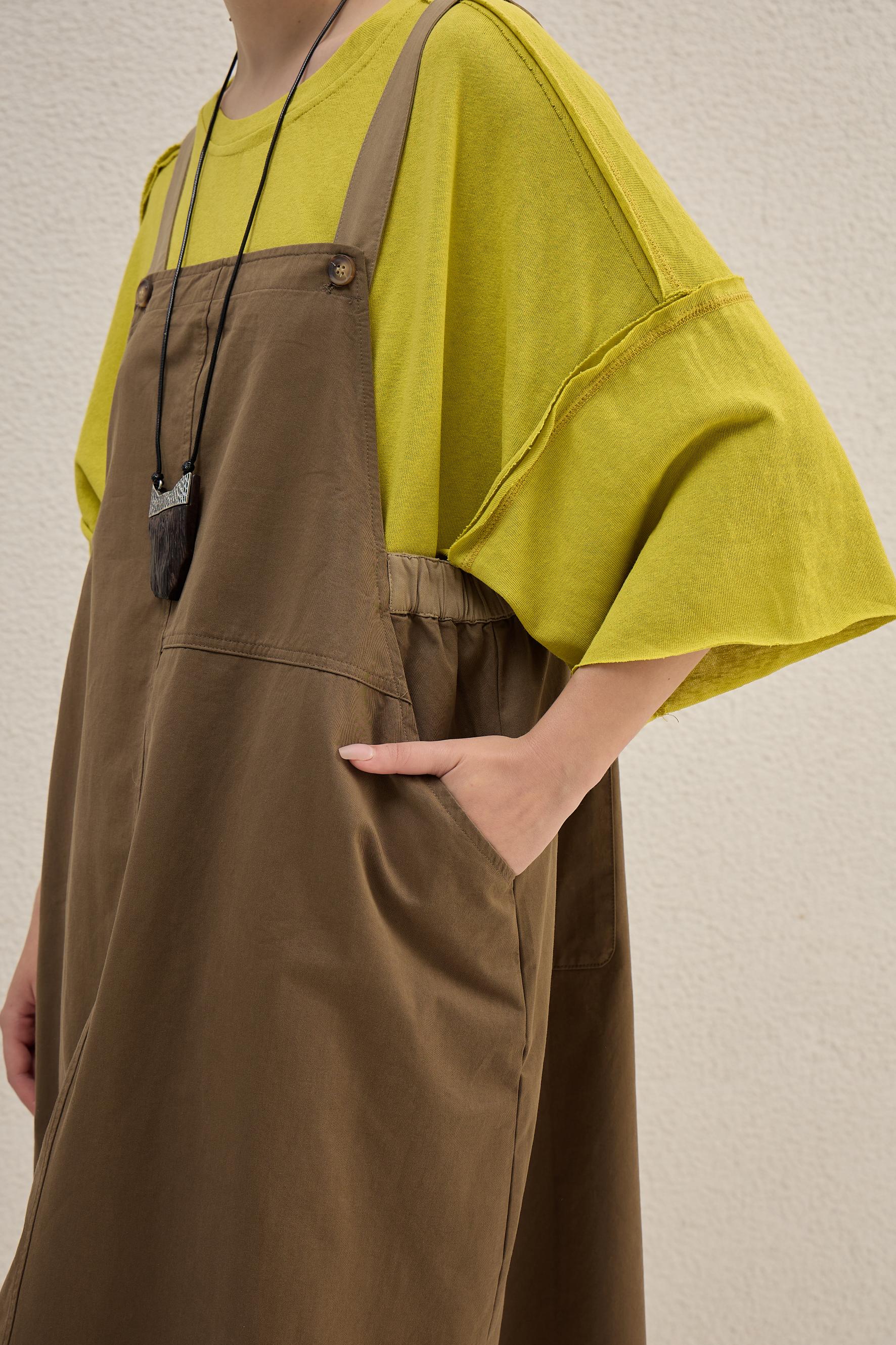 The Dual Tone Dungree Dress