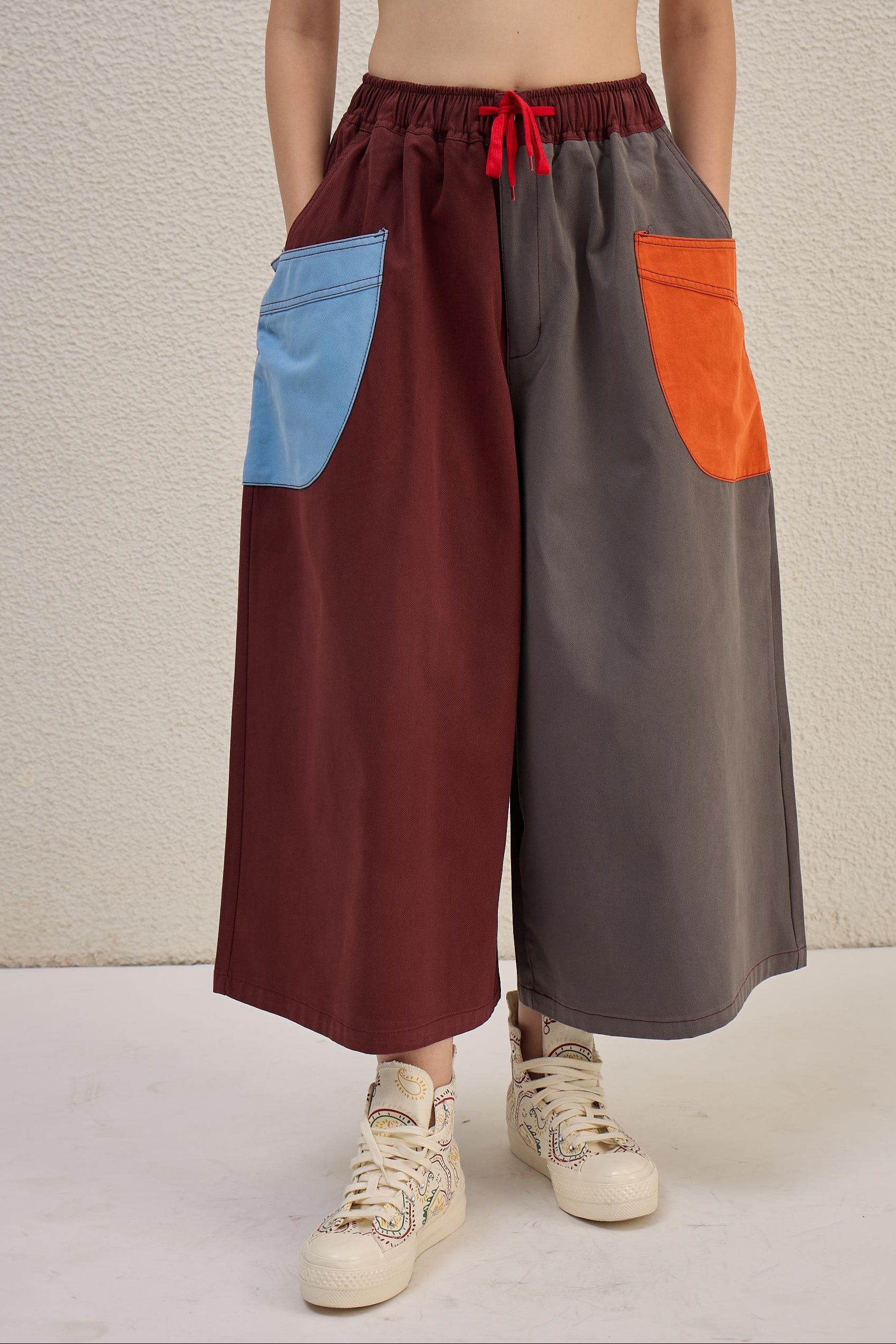 Contrast Rebel Volume Pants