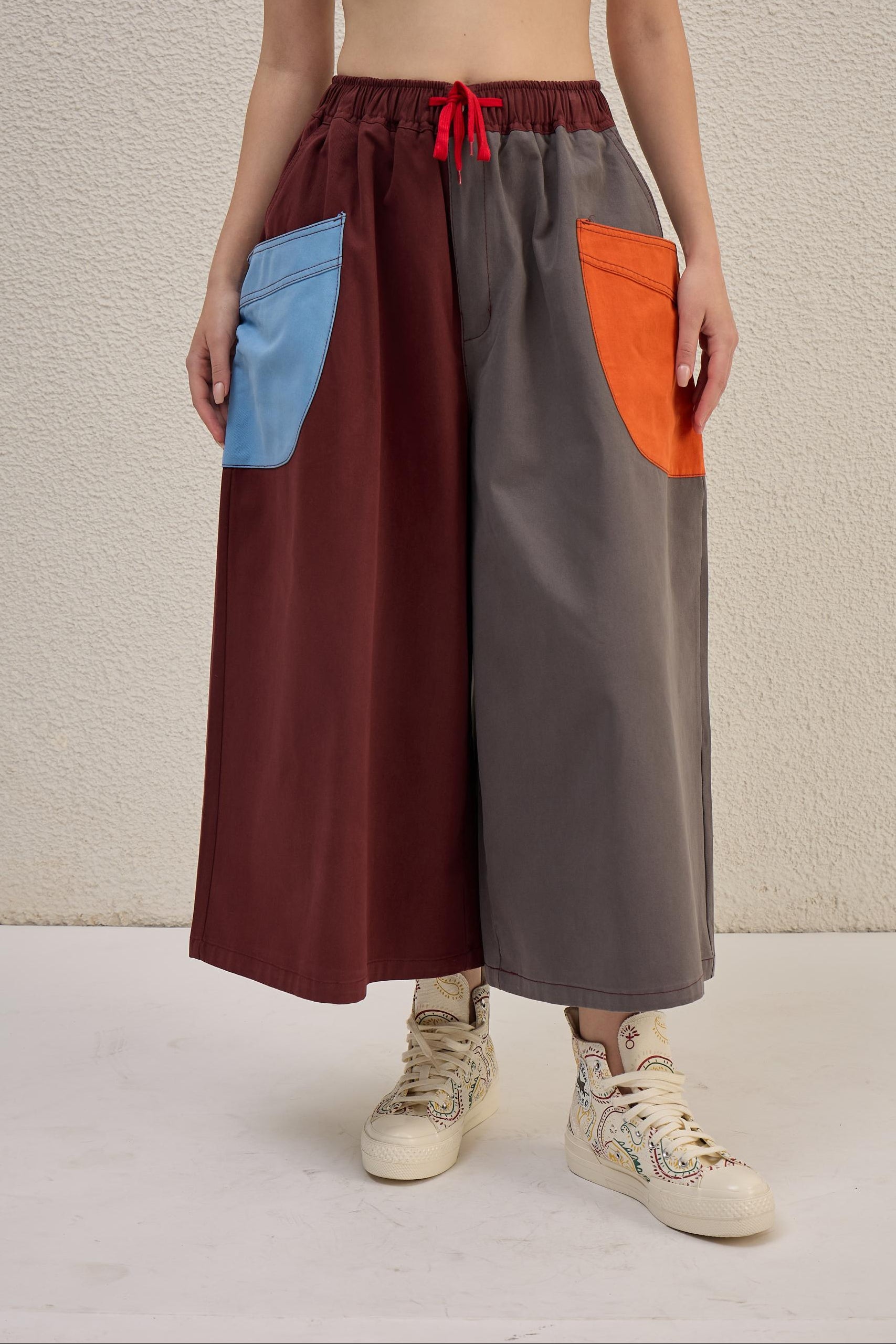 Contrast Rebel Volume Pants
