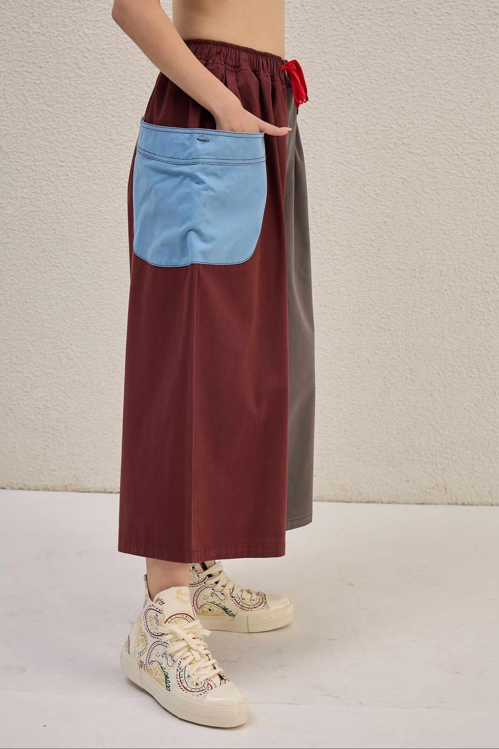 Contrast Rebel Volume Pants