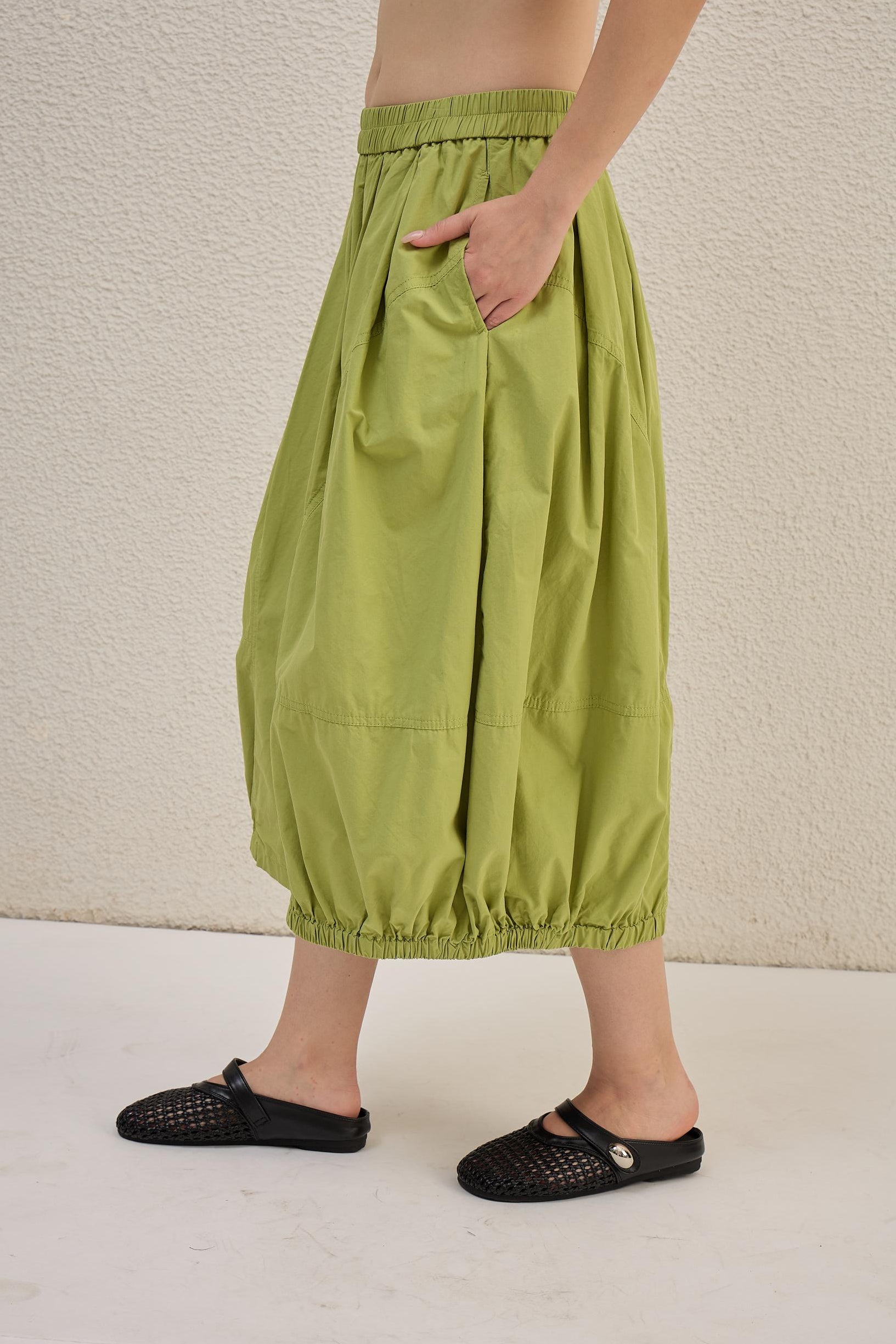 Bubble Hem Culotte