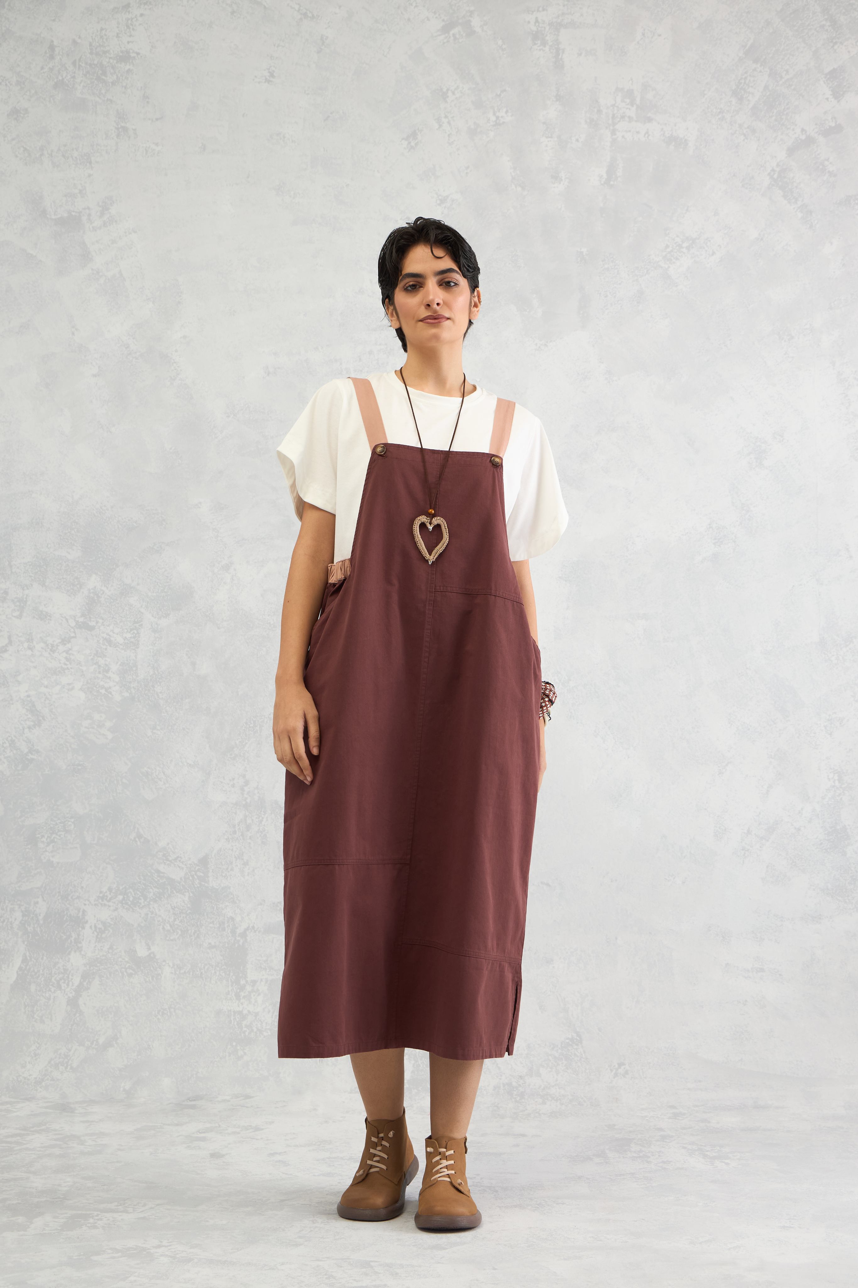 The Dual Tone Dungree Dress