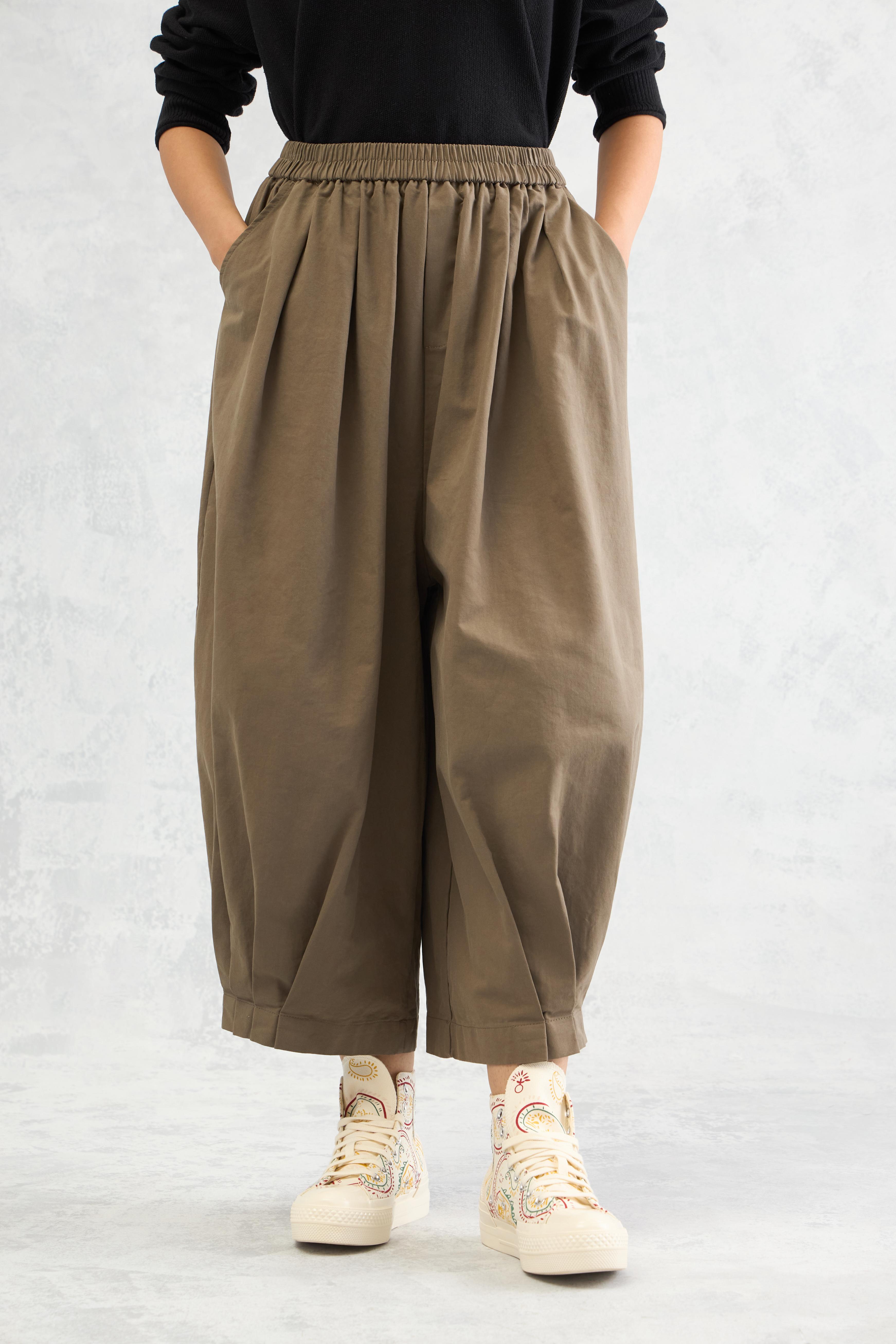 Barrel Pleat Pants (10% Off At Checkout. Use Code NEW)