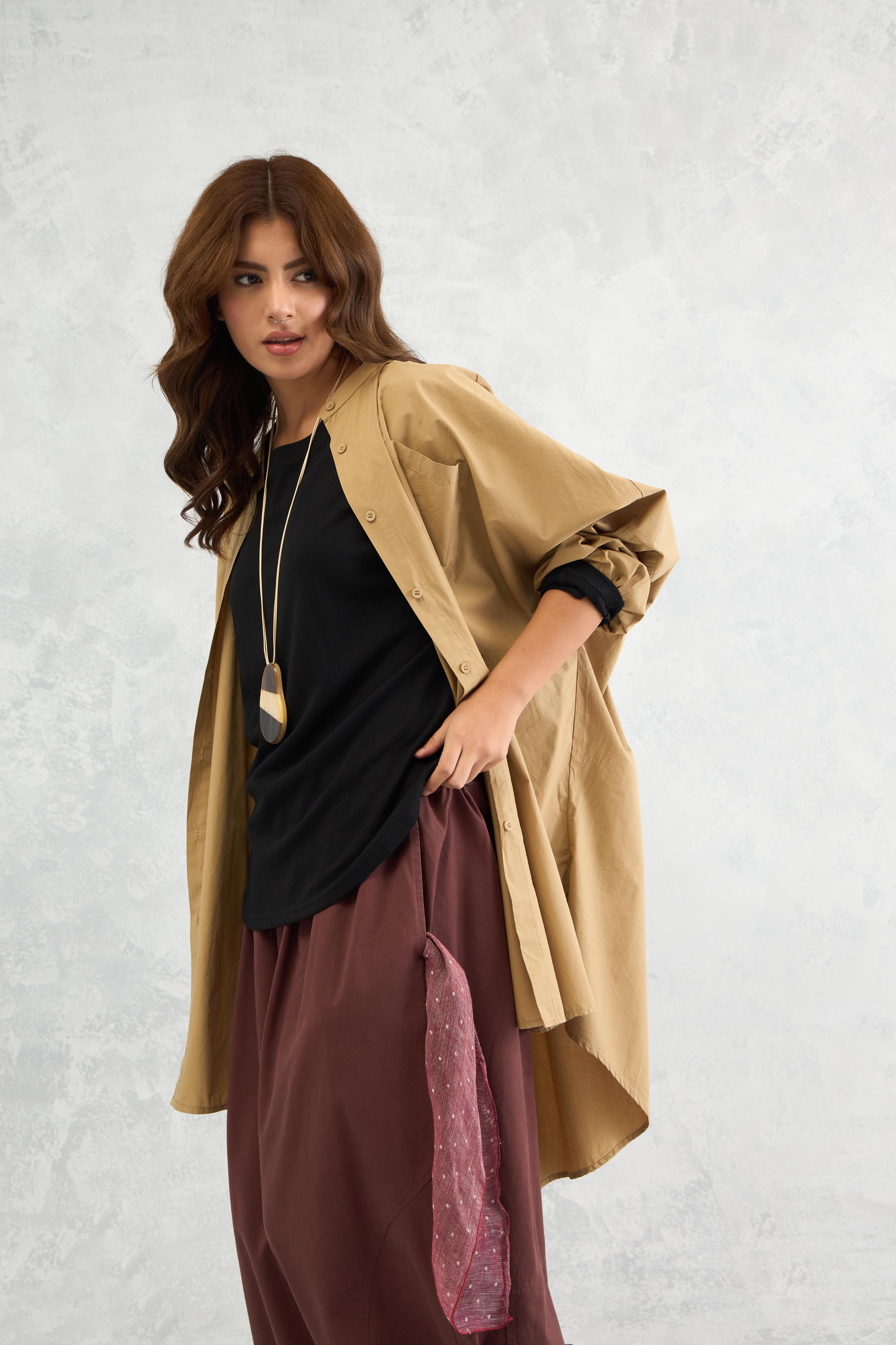 Double Pocket Long Shirt (10% Off At Checkout. Use Code NEW)