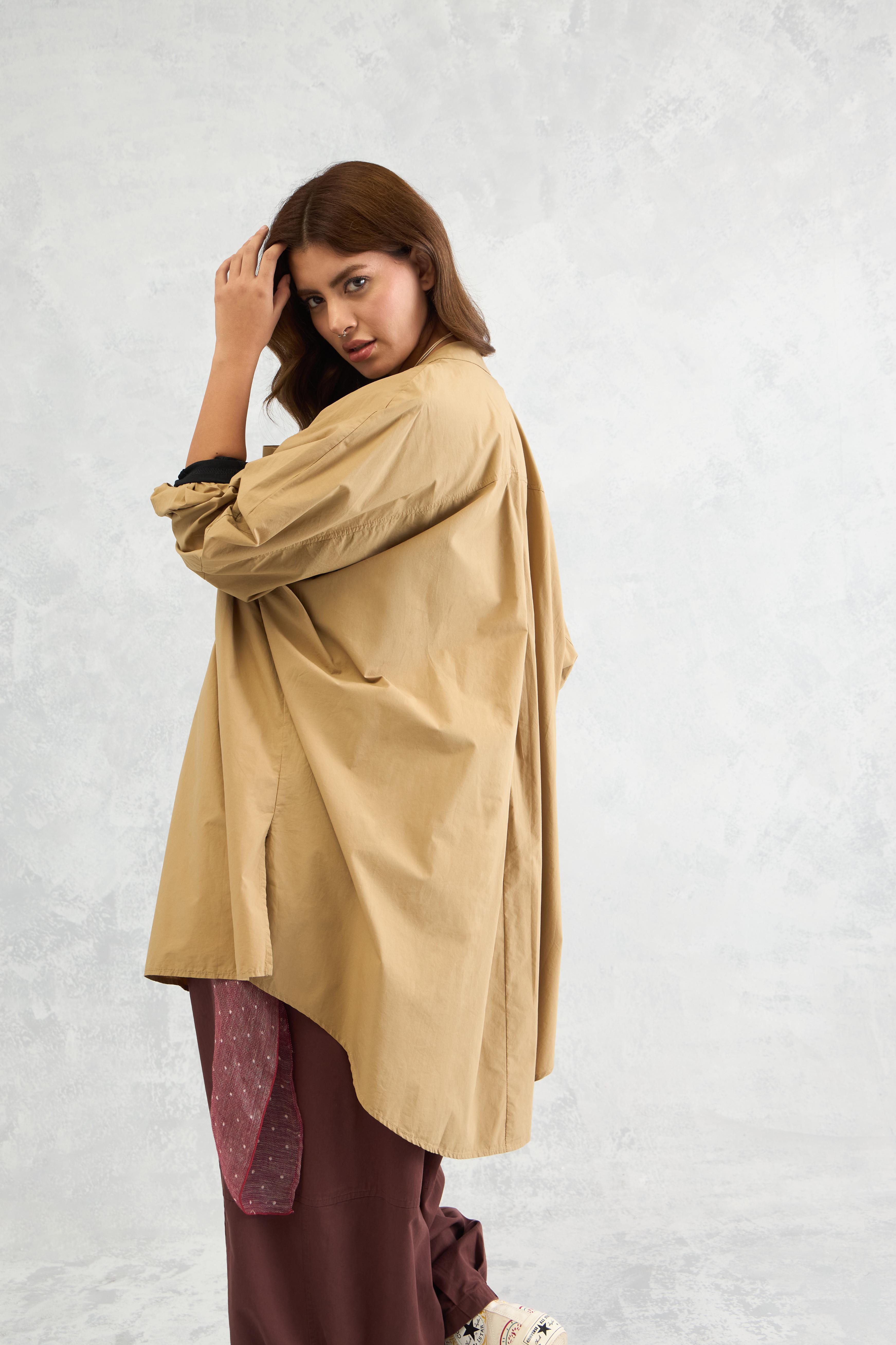 Double Pocket Long Shirt (10% Off At Checkout. Use Code NEW)