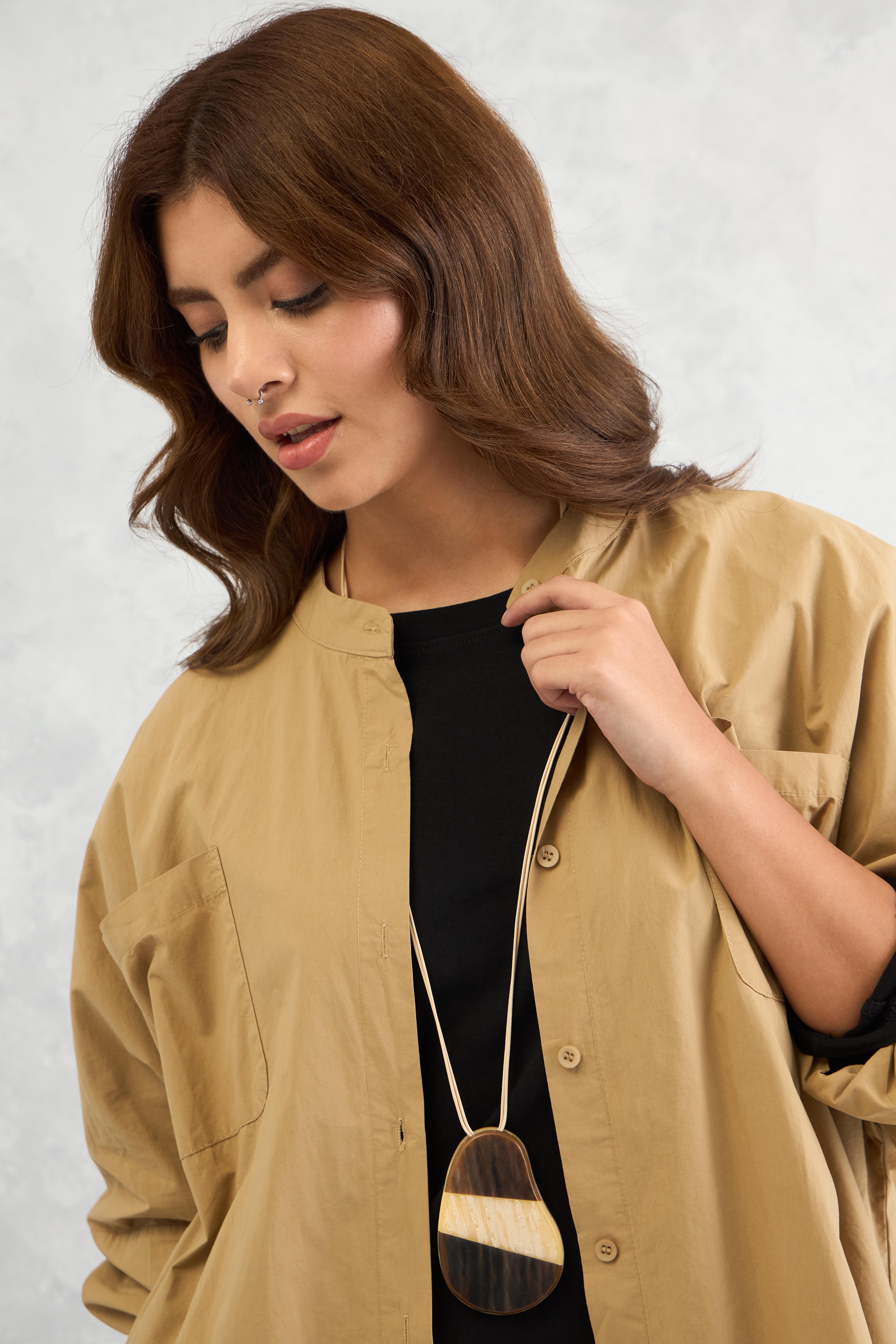 Double Pocket Long Shirt (10% Off At Checkout. Use Code NEW)