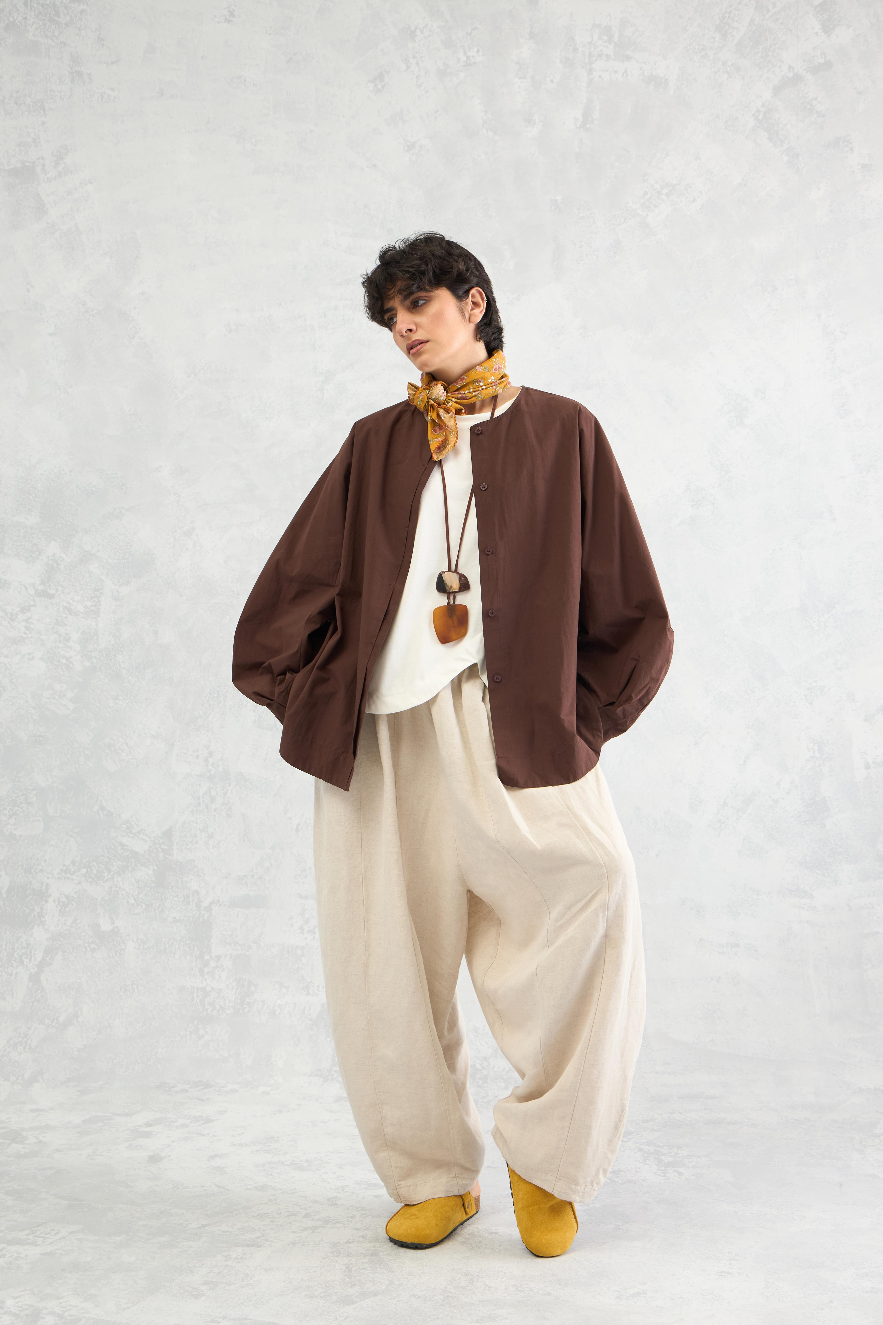 Half Placket Tunic Shirt (10% Off At Checkout. Use Code NEW)