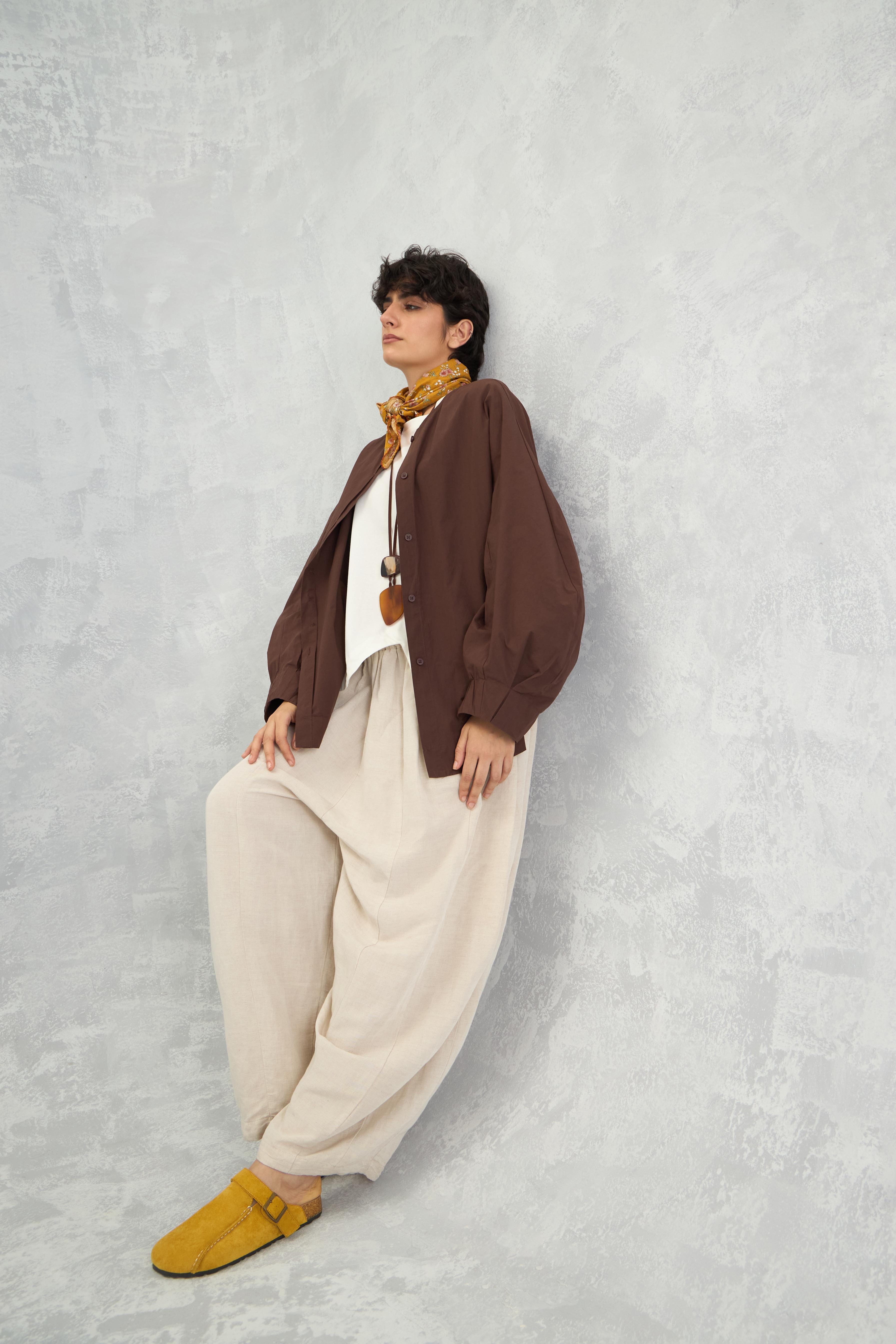 Half Placket Tunic Shirt (10% Off At Checkout. Use Code NEW)