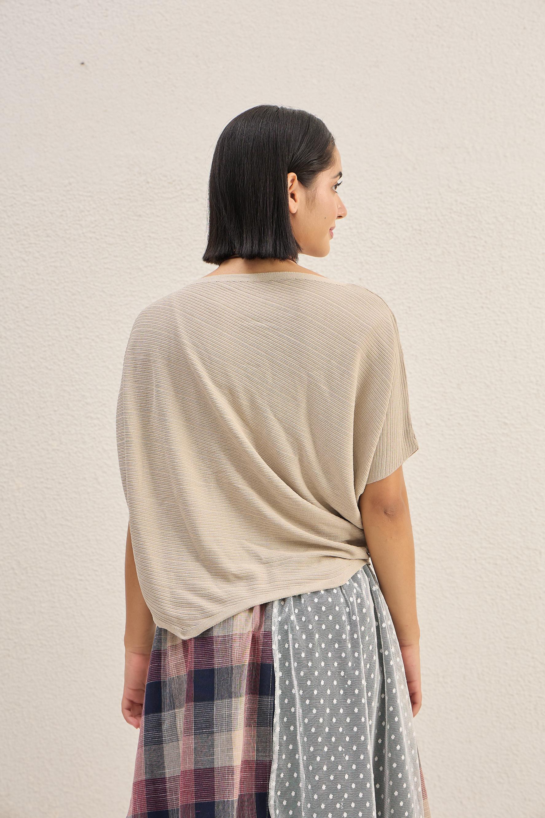 Off-Edge Drape Top