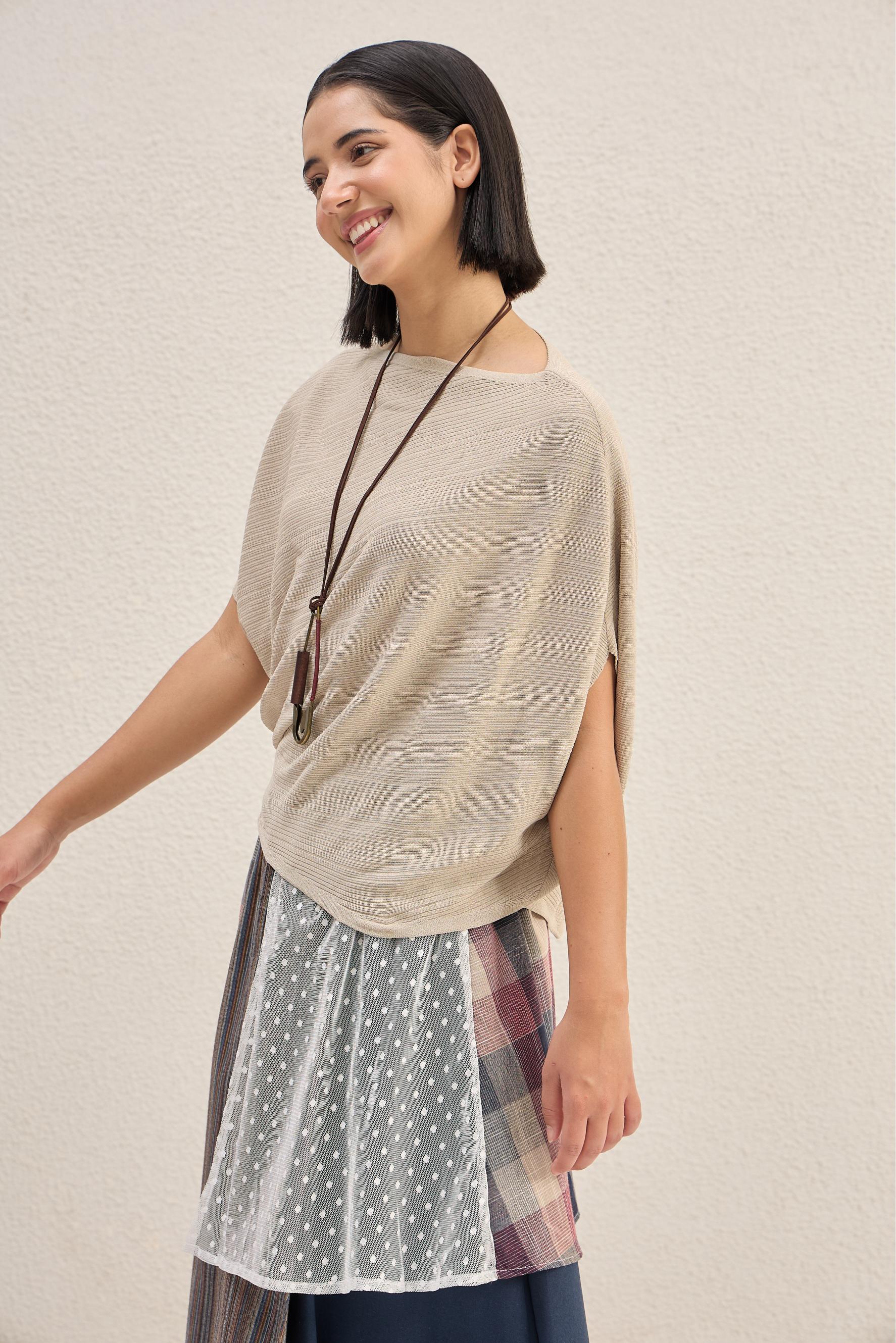 Off-Edge Drape Top