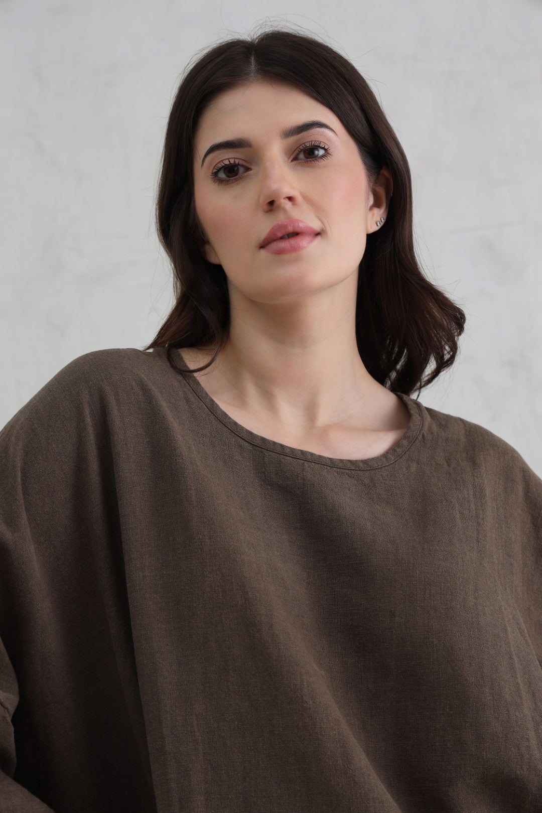 Brown Woven Tunic