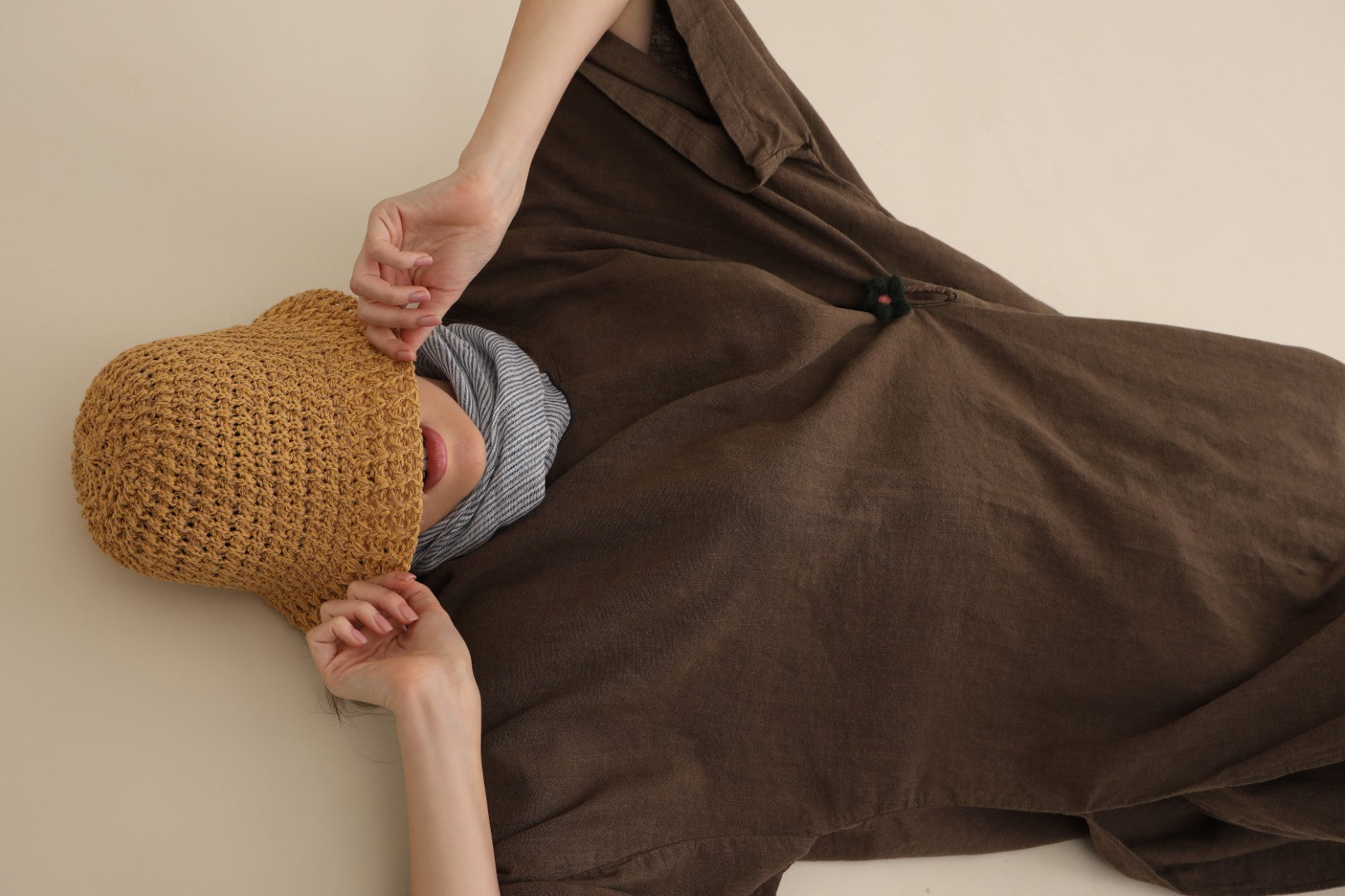 Brown Woven Tunic