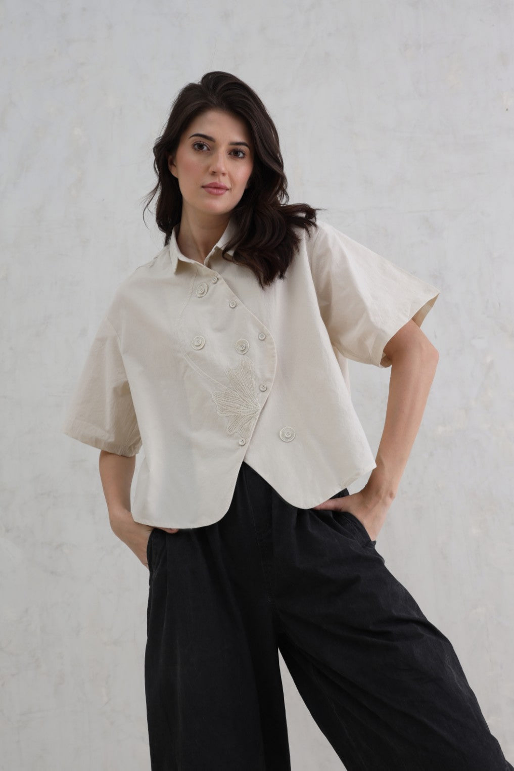 Boxy Kimono Shirt