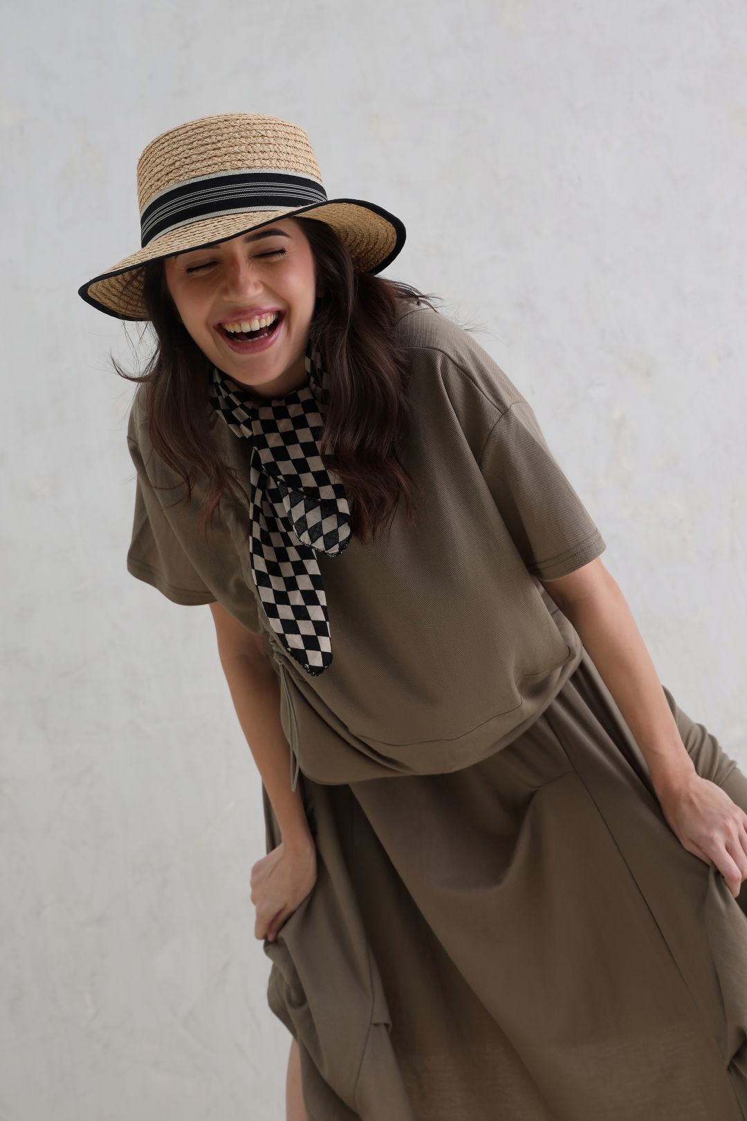 Scrunch Seam Knit Top