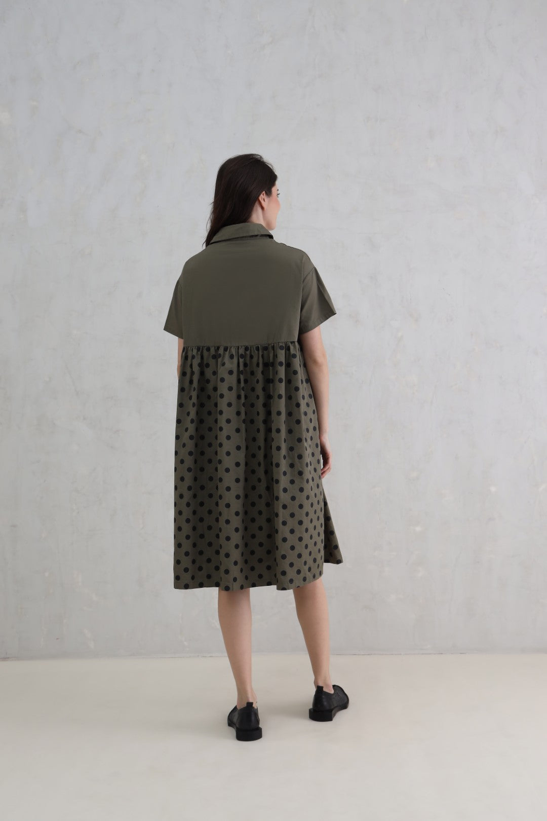 Twill Shirt Dress