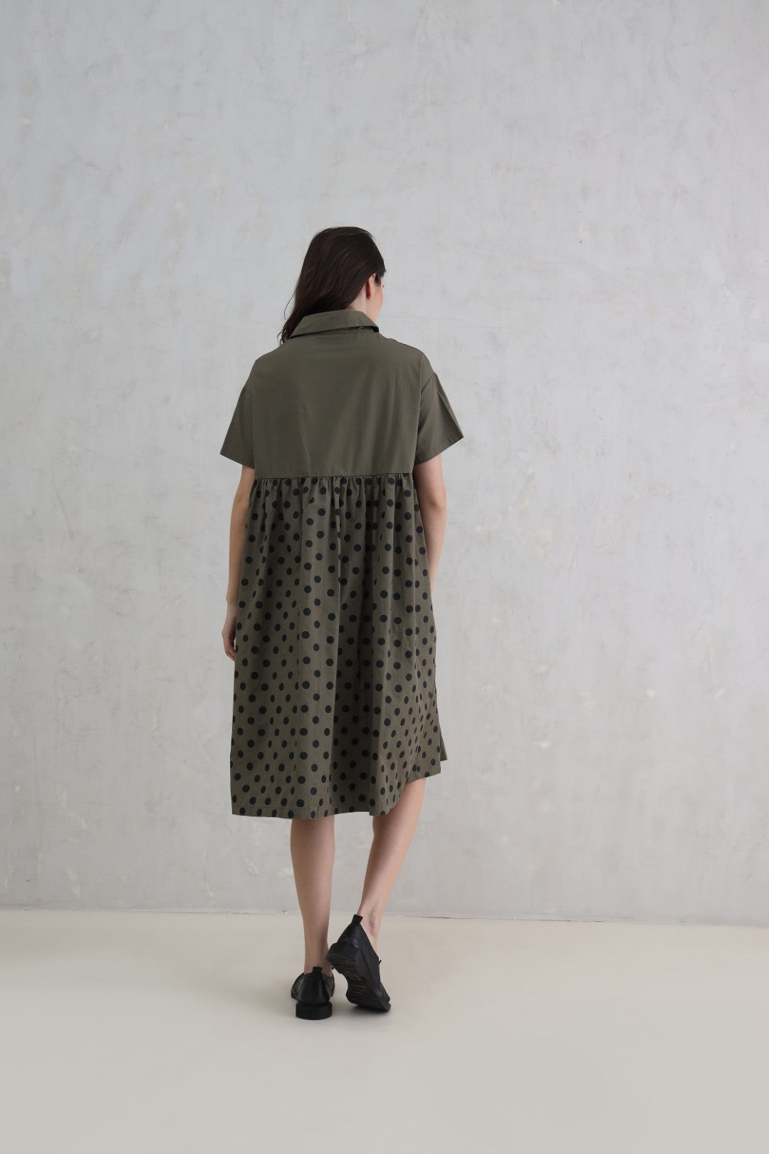 Twill Shirt Dress