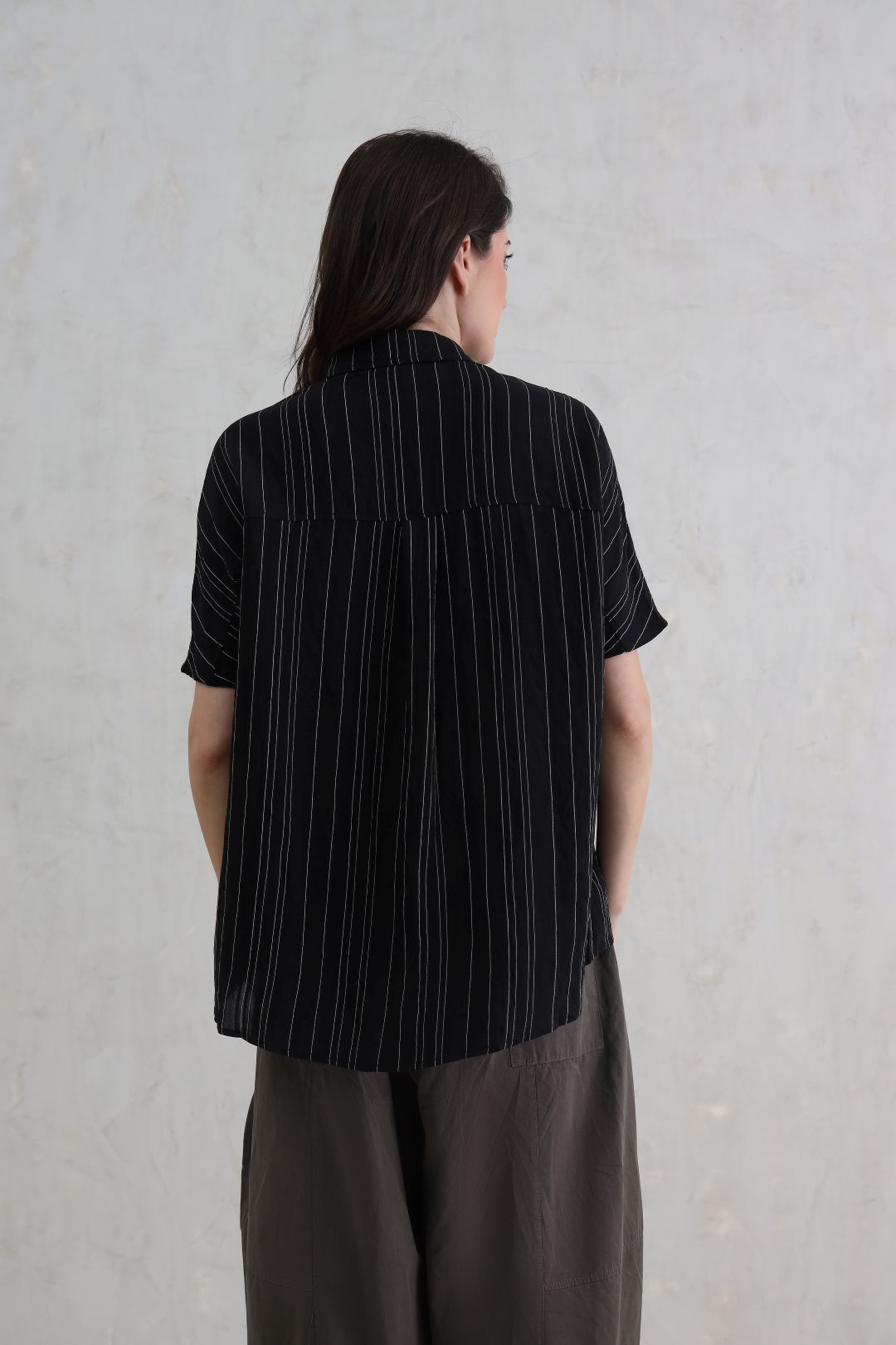 RuffleLine Woven Shirt