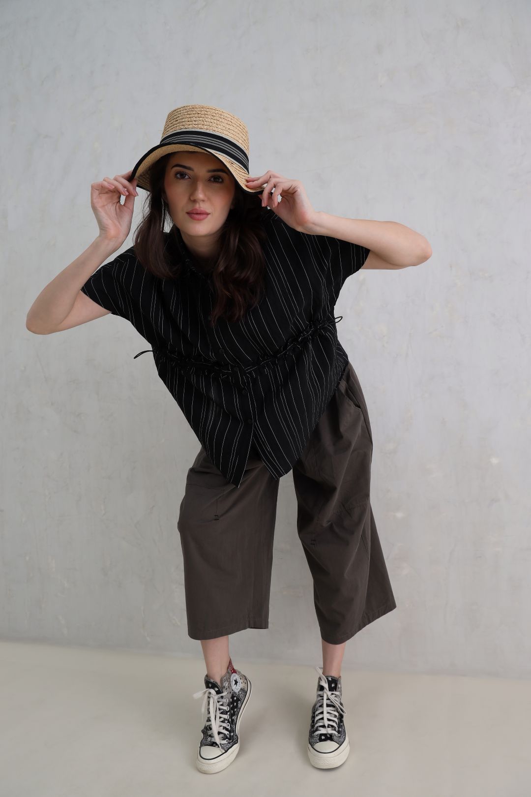 RuffleLine Woven Shirt